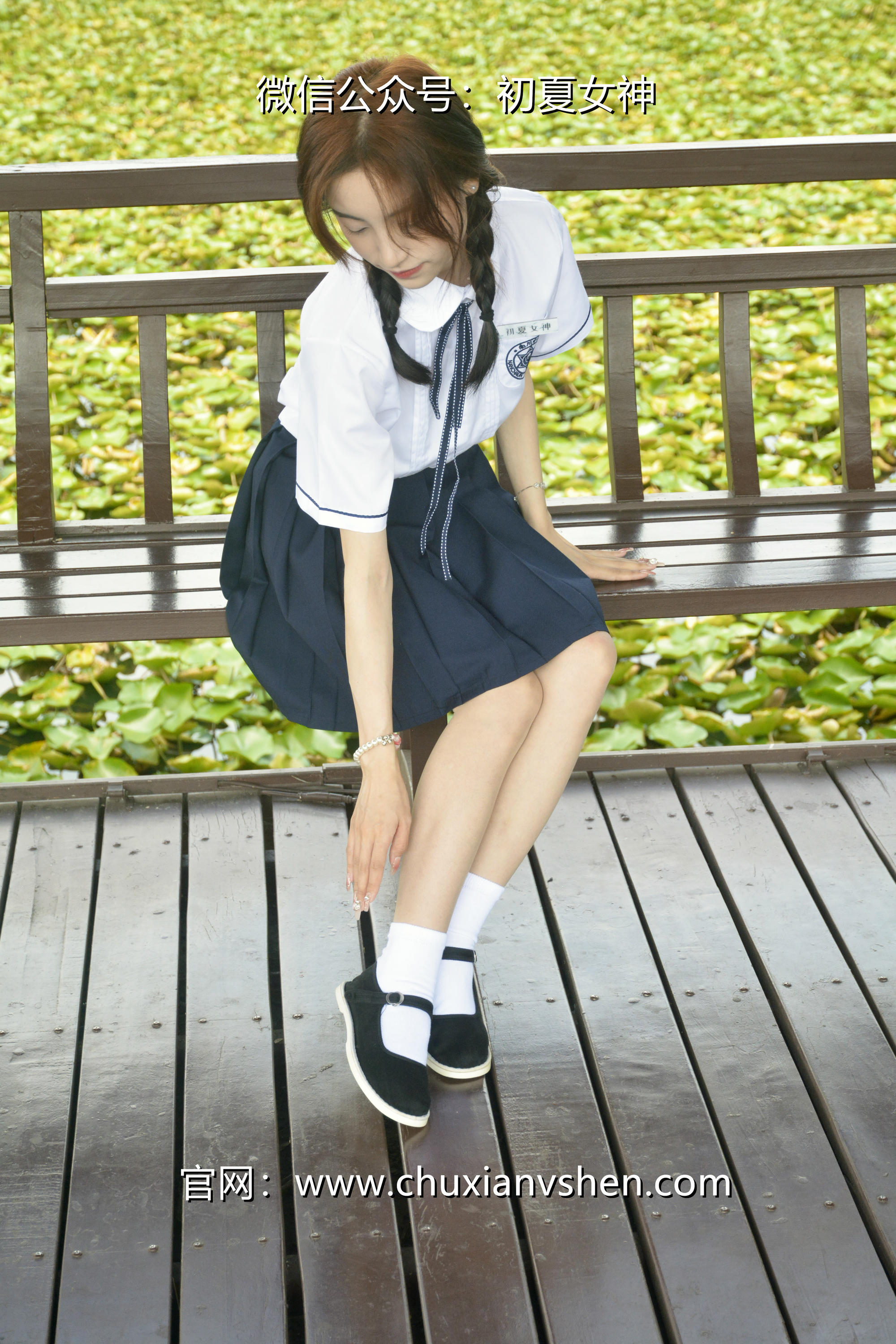 初夏女神 NO.027 柒柒 职高校服[140P+1V／5.73GB]_第6集