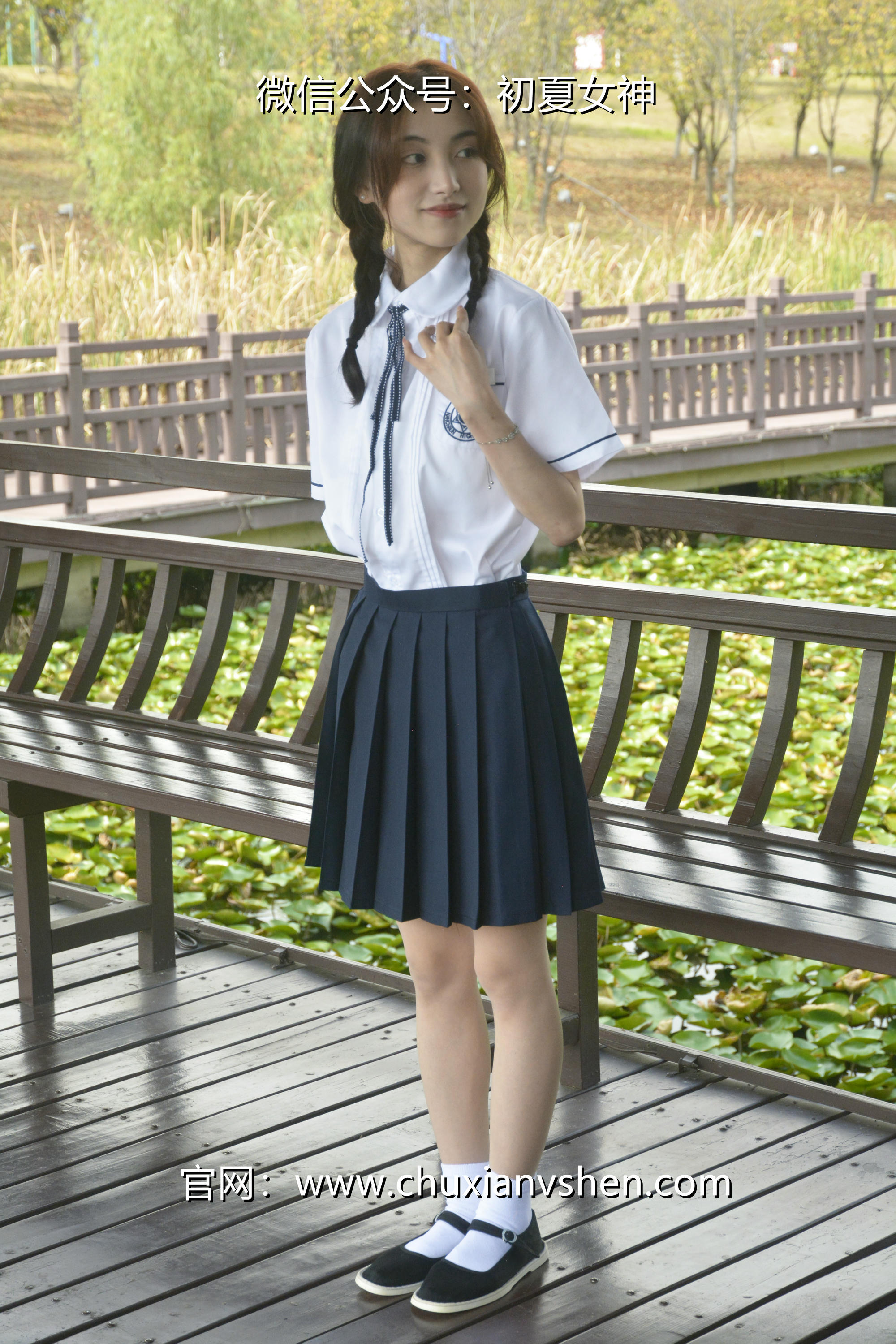 初夏女神 NO.027 柒柒 职高校服[140P+1V／5.73GB]_第7集