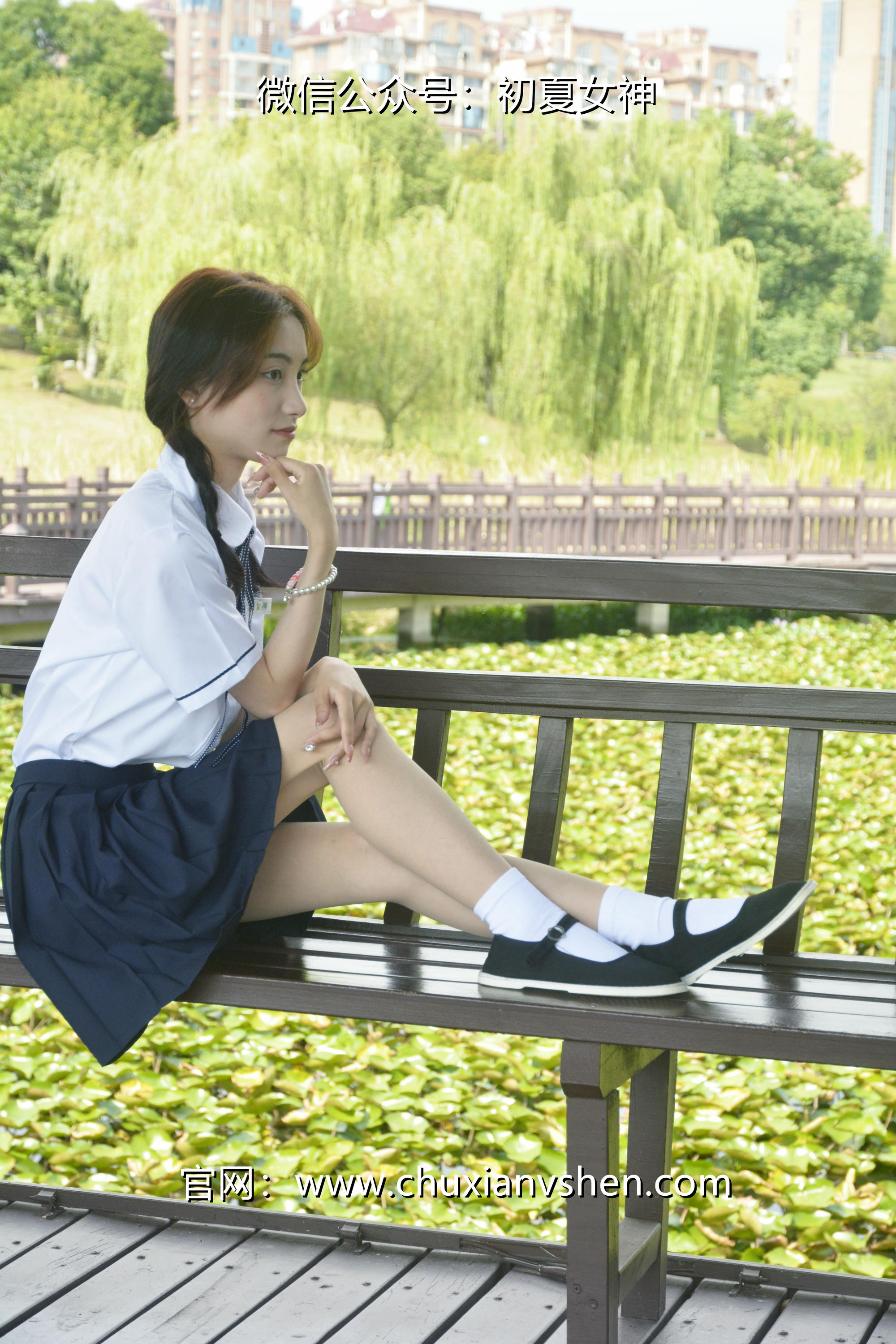 初夏女神 NO.027 柒柒 职高校服[140P+1V／5.73GB]_第7集