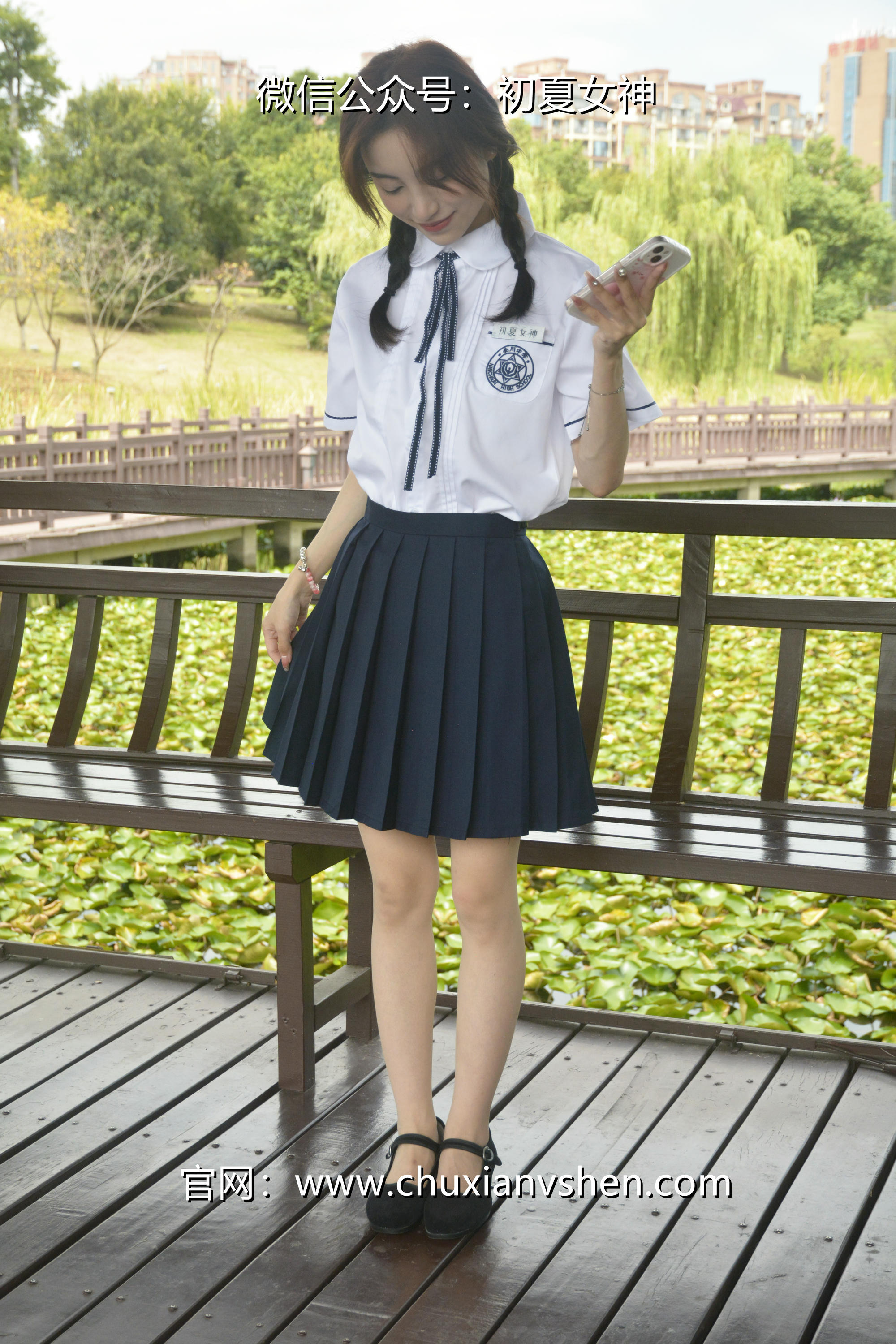 初夏女神 NO.027 柒柒 职高校服[140P+1V／5.73GB]_第1集