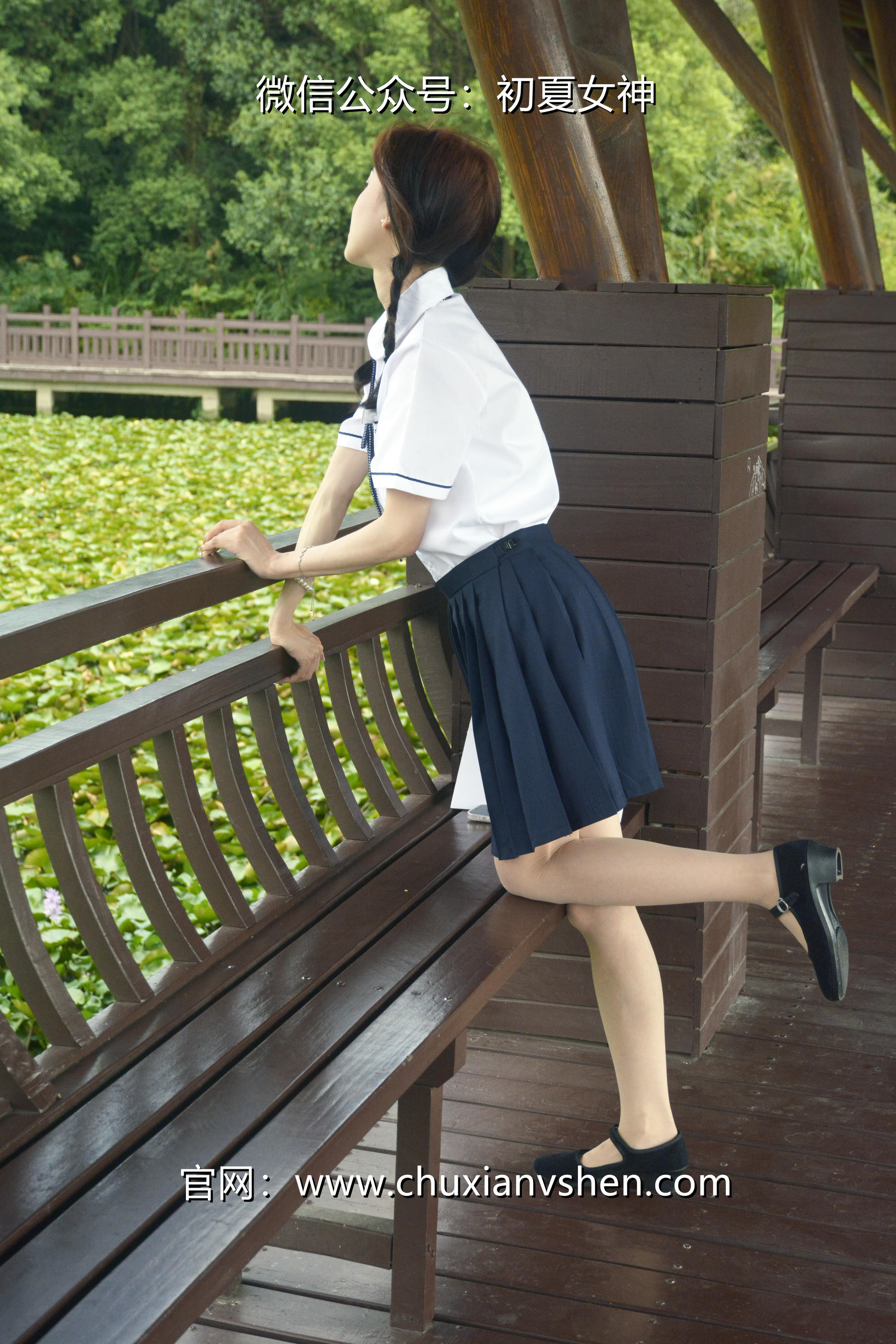 初夏女神 NO.027 柒柒 职高校服[140P+1V／5.73GB]_第2集