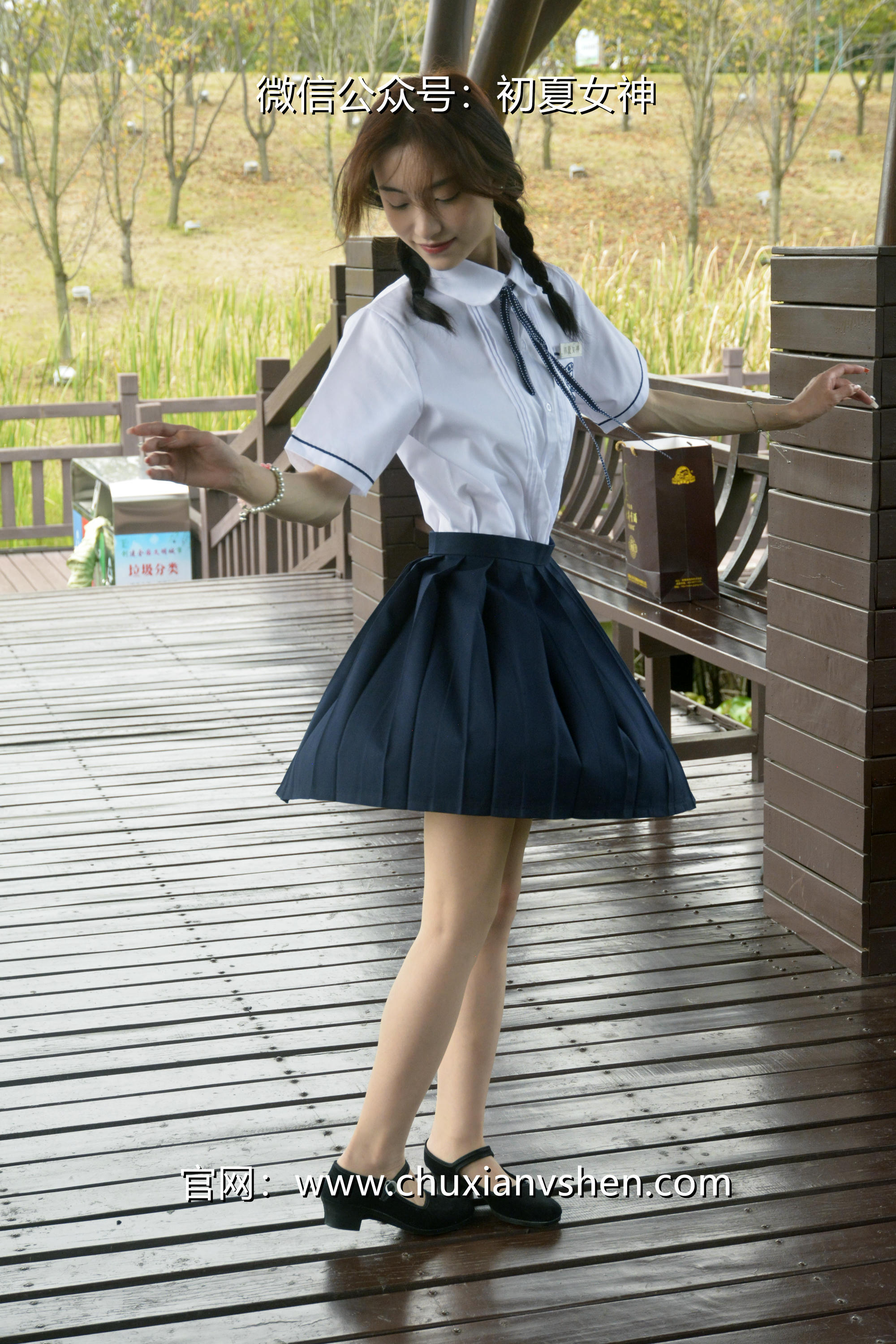 初夏女神 NO.027 柒柒 职高校服[140P+1V／5.73GB]_第3集