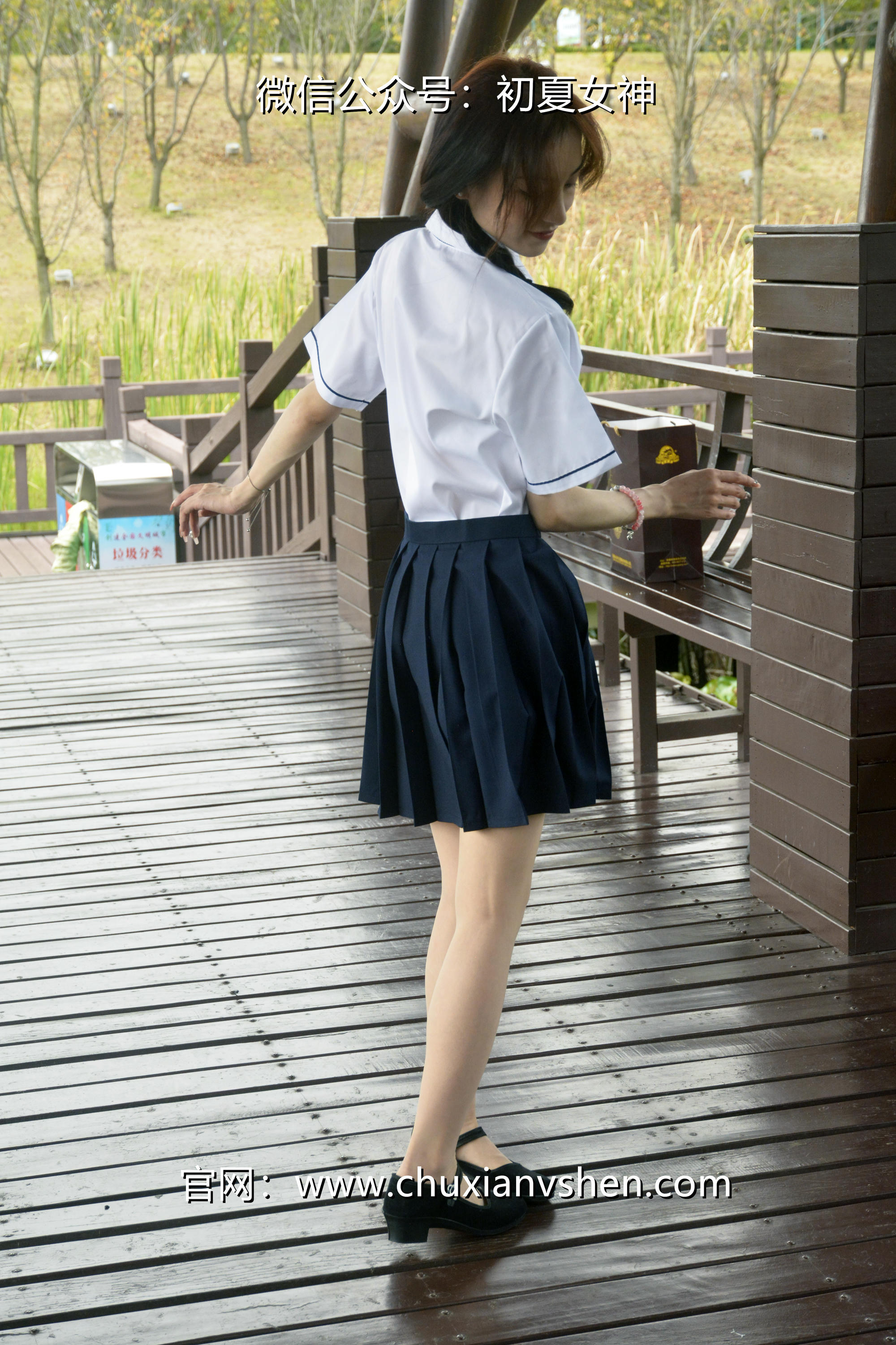 初夏女神 NO.027 柒柒 职高校服[140P+1V／5.73GB]_第3集