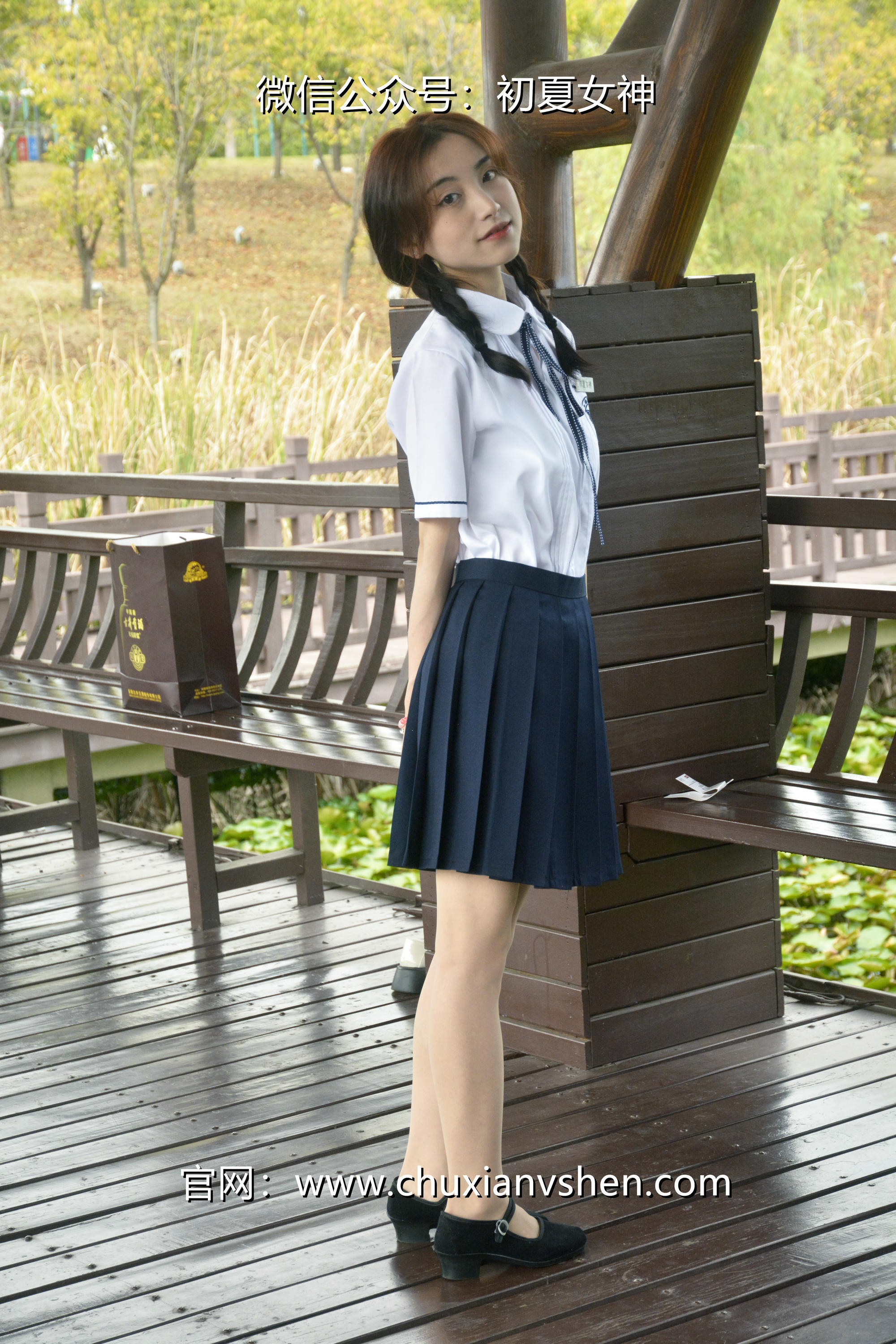 初夏女神 NO.027 柒柒 职高校服[140P+1V／5.73GB]_第3集