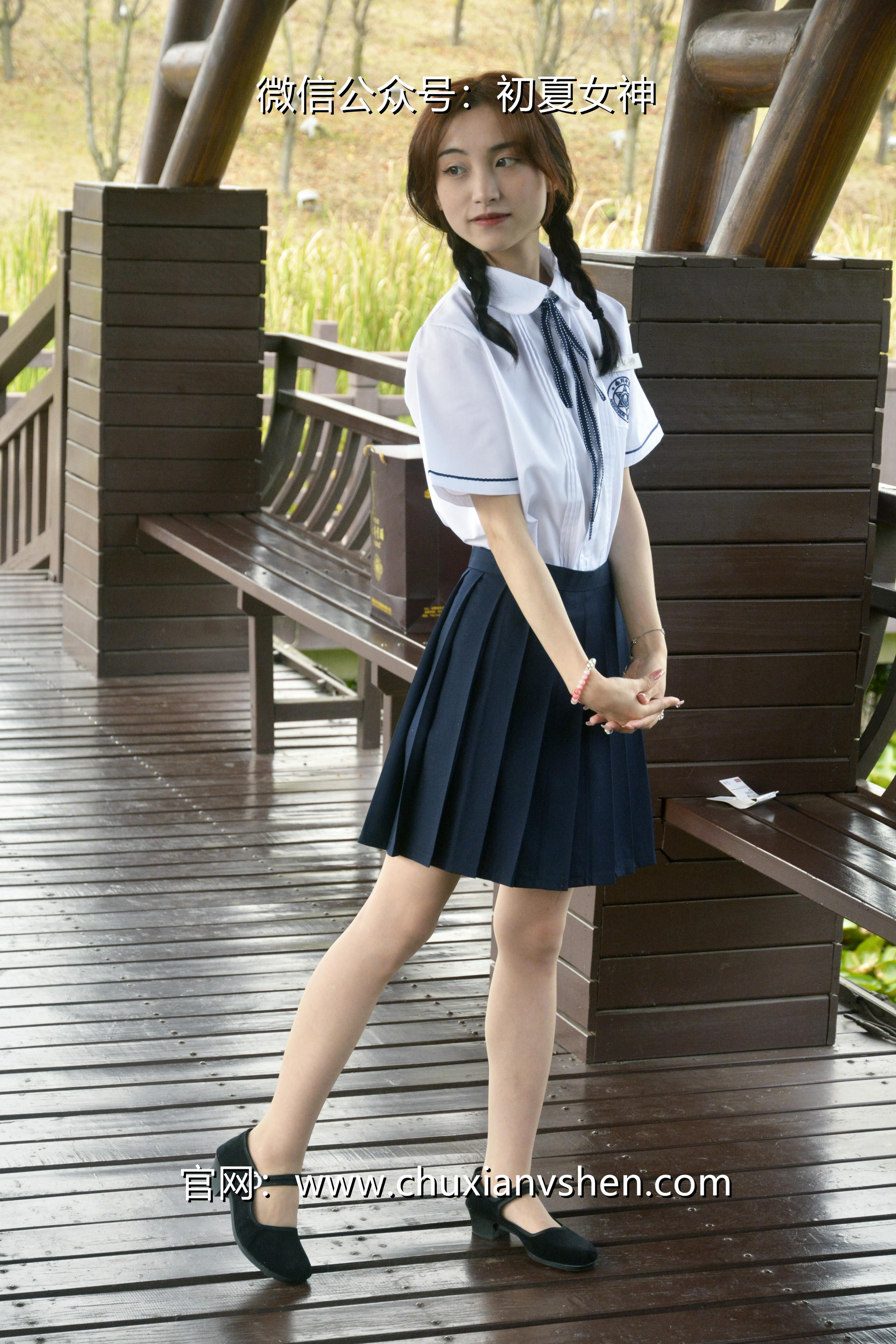 初夏女神 NO.027 柒柒 职高校服[140P+1V／5.73GB]_第3集