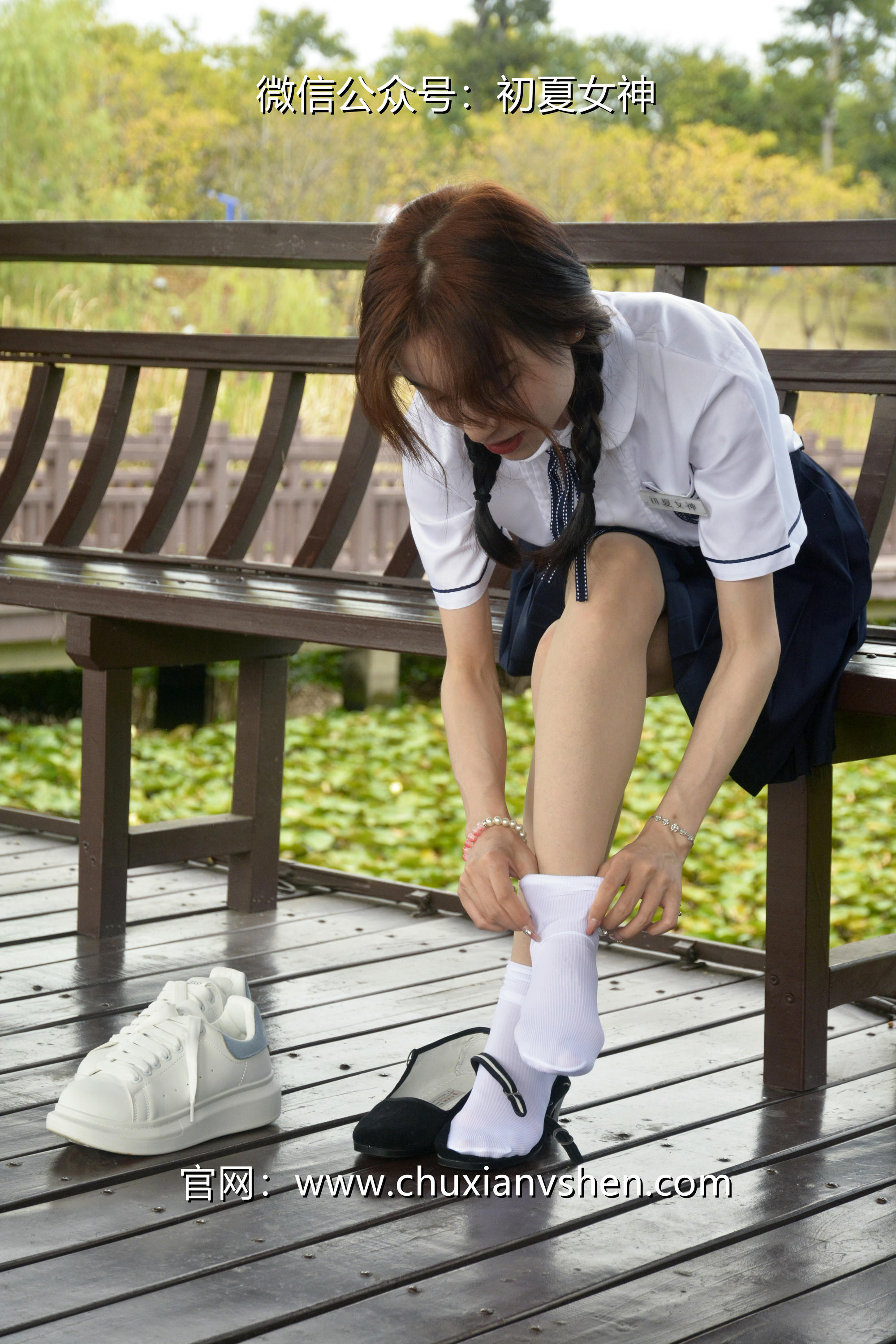 初夏女神 NO.027 柒柒 职高校服[140P+1V／5.73GB]_第3集