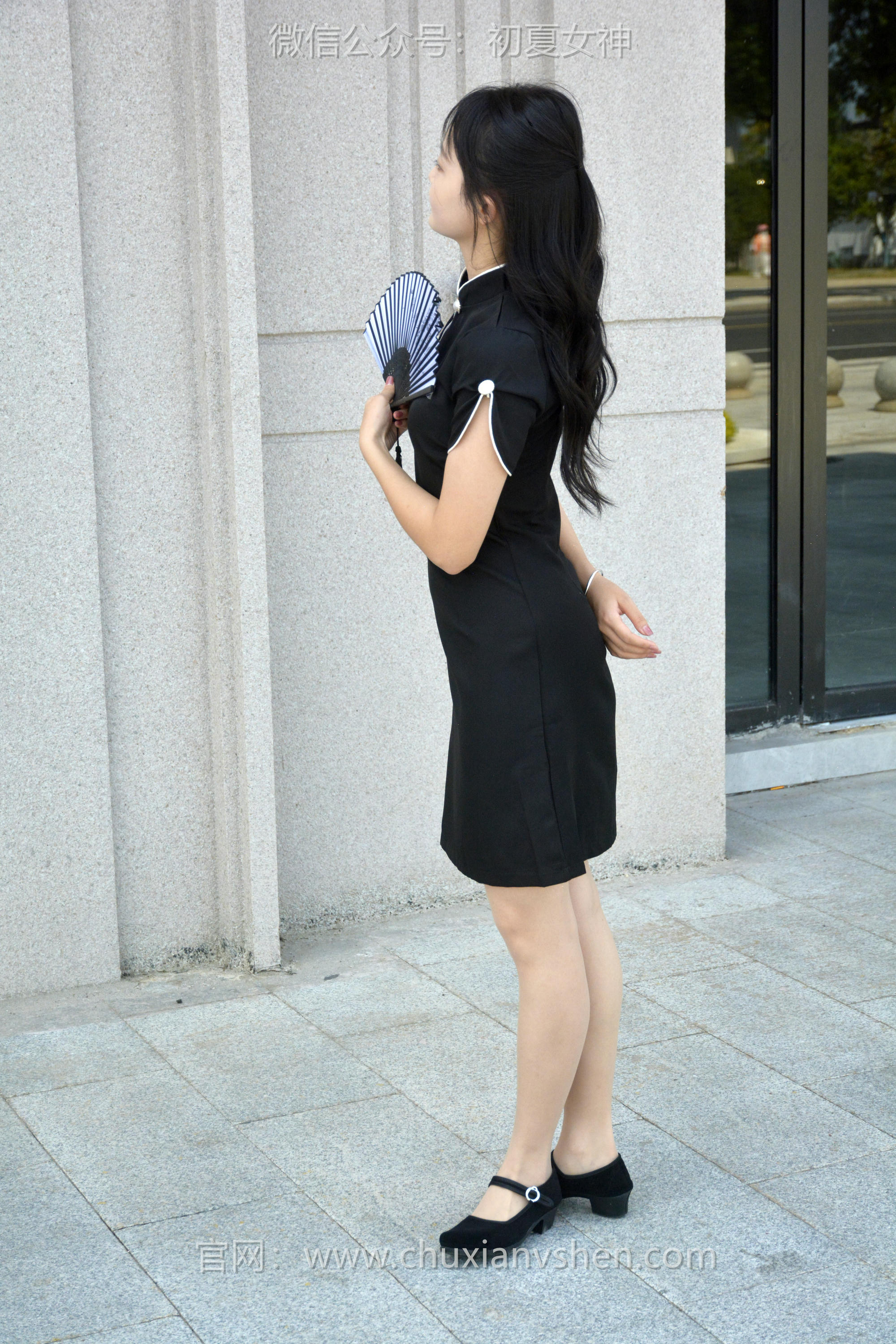 初夏女神 NO.079 双双 黑色旗袍[140P+1V／5.39GB]_第1集