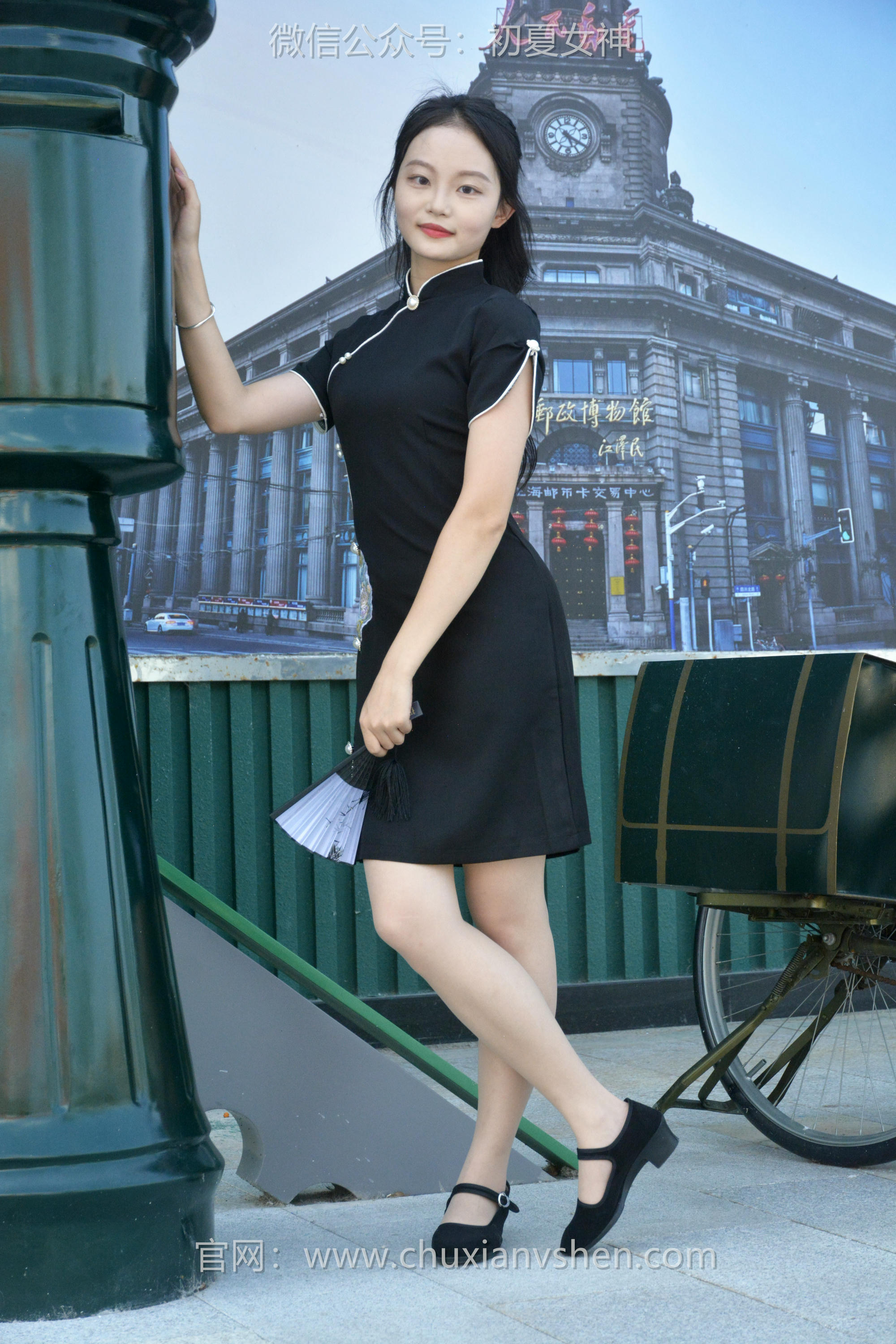 初夏女神 NO.079 双双 黑色旗袍[140P+1V／5.39GB]_第7集