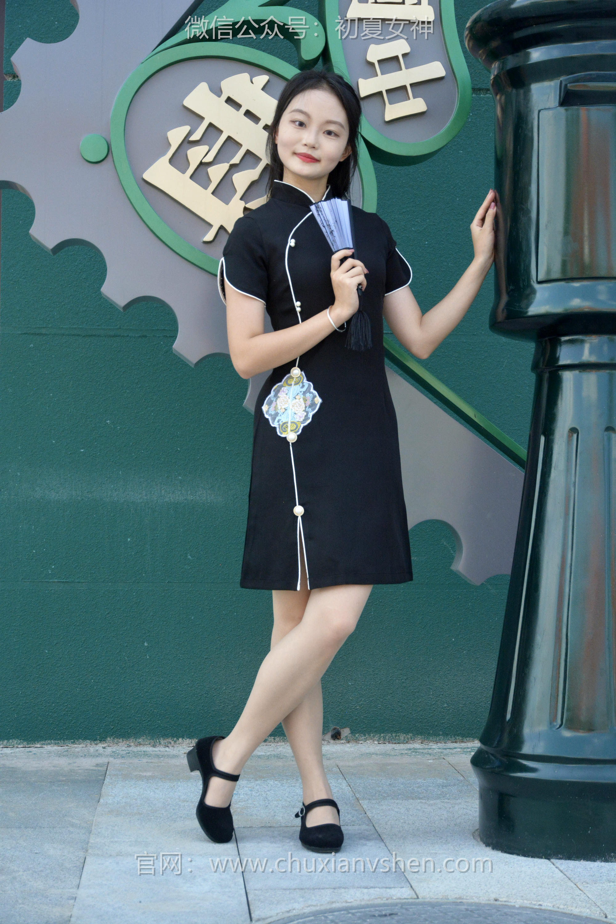 初夏女神 NO.079 双双 黑色旗袍[140P+1V／5.39GB]_第7集