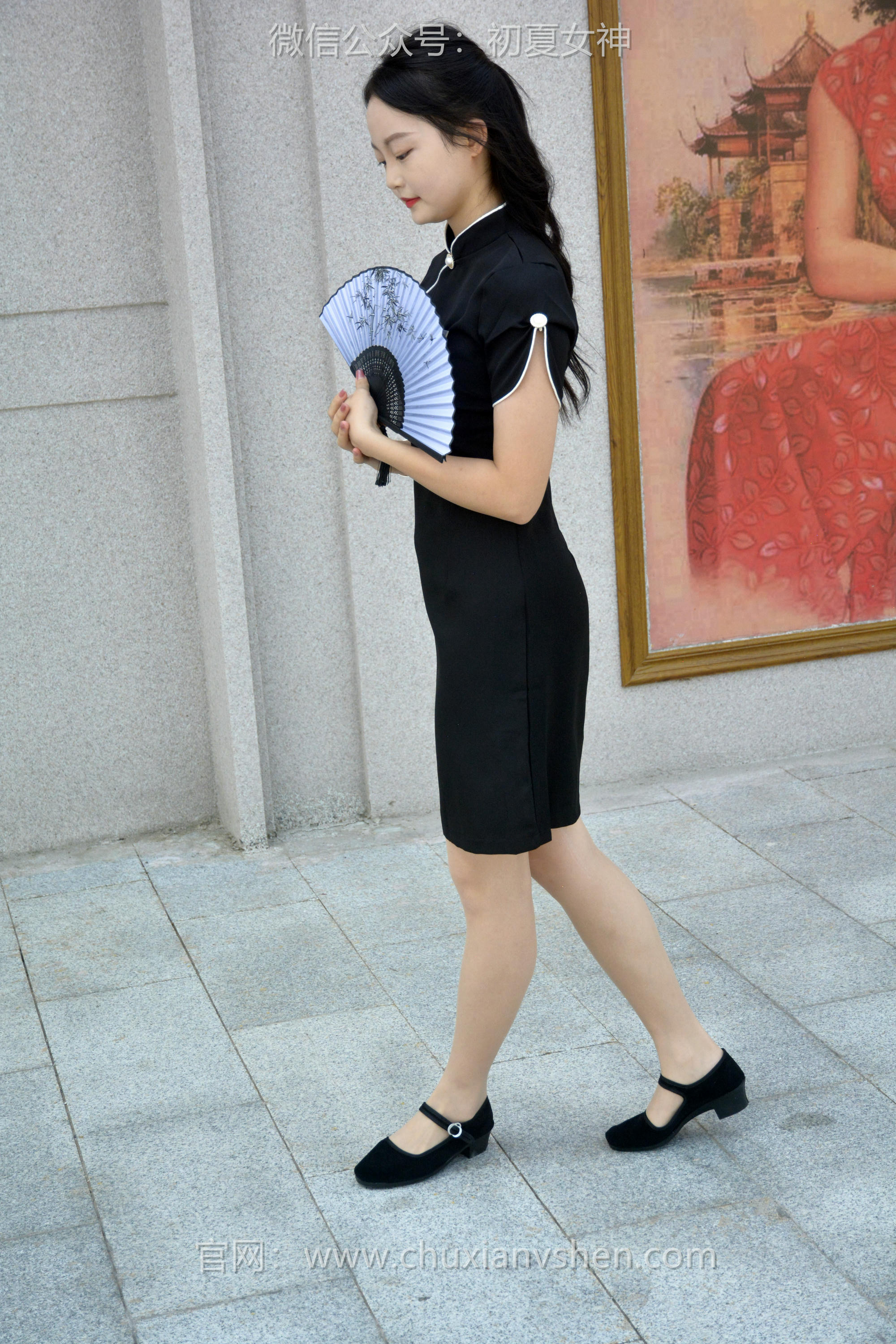 初夏女神 NO.079 双双 黑色旗袍[140P+1V／5.39GB]_第1集