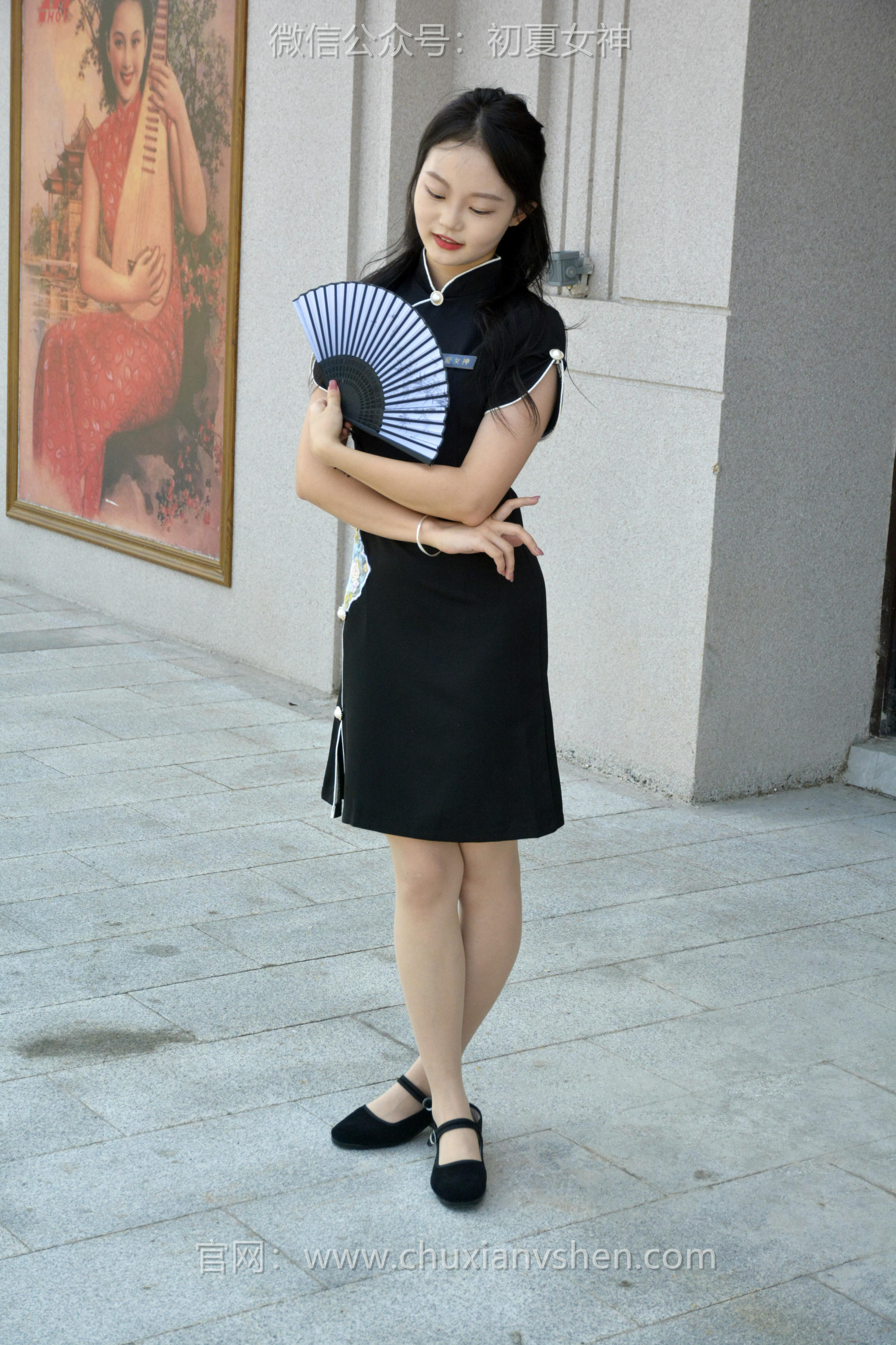 初夏女神 NO.079 双双 黑色旗袍[140P+1V／5.39GB]_第1集