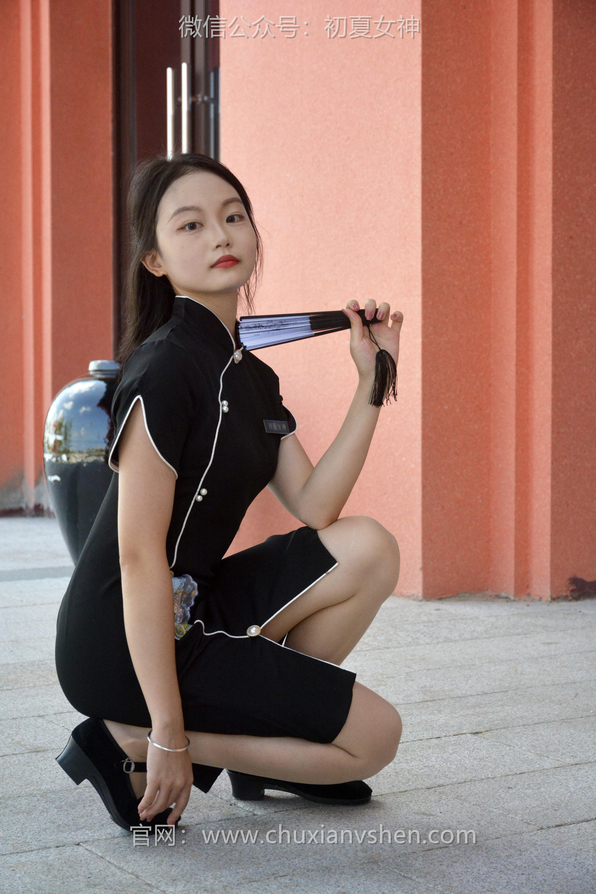 初夏女神 NO.079 双双 黑色旗袍[140P+1V／5.39GB]_第3集