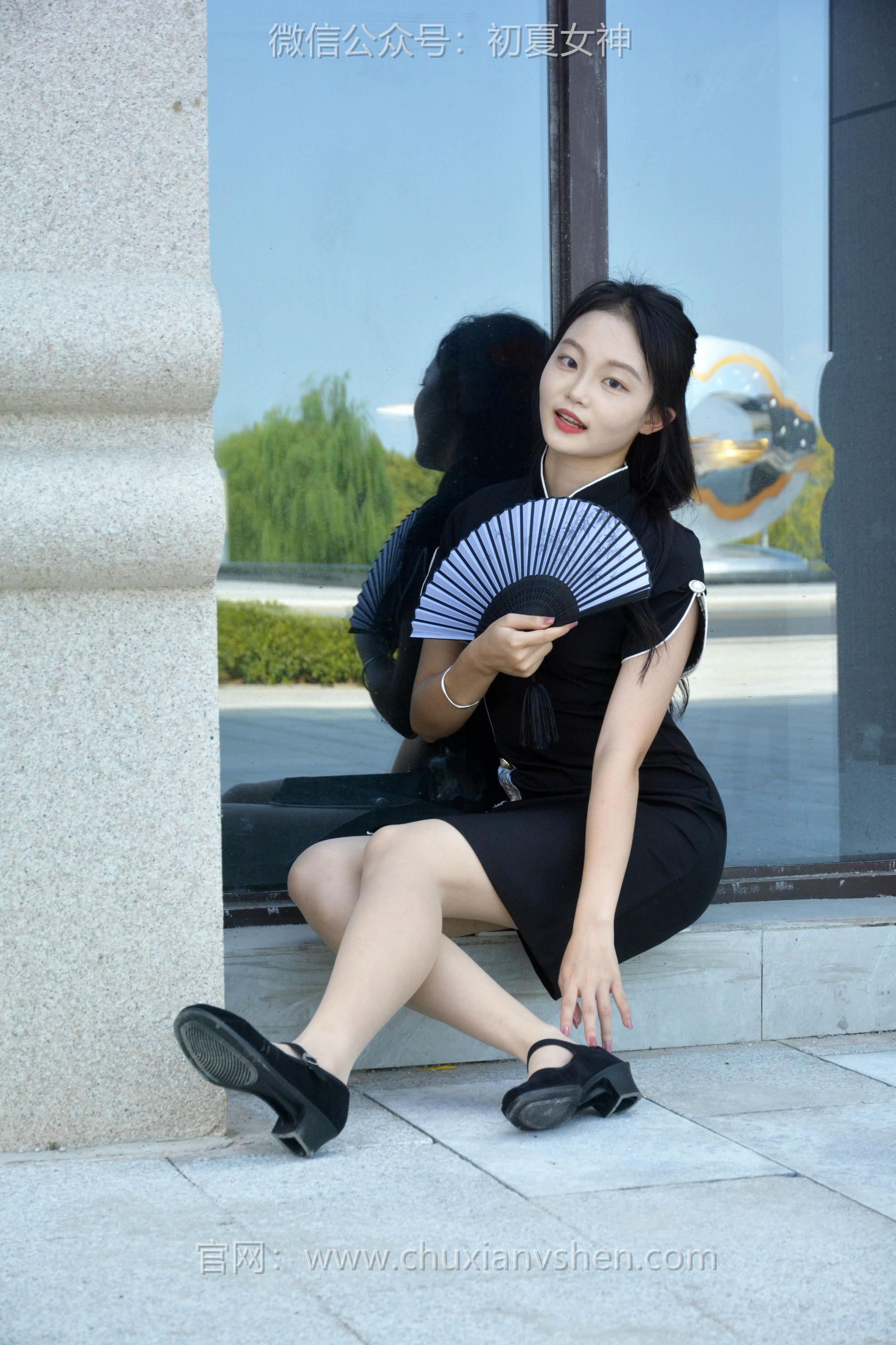 初夏女神 NO.079 双双 黑色旗袍[140P+1V／5.39GB]_第4集