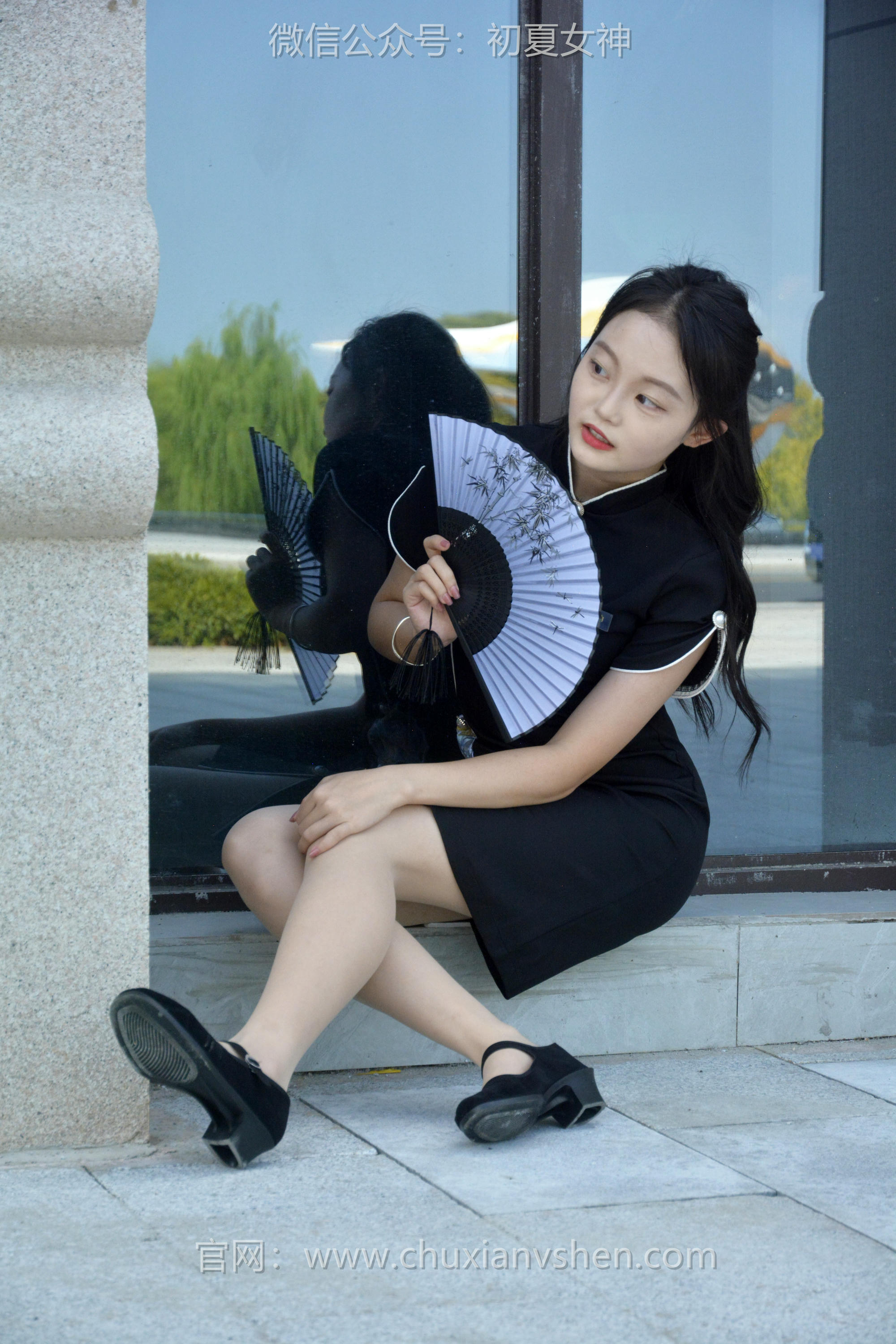 初夏女神 NO.079 双双 黑色旗袍[140P+1V／5.39GB]_第4集