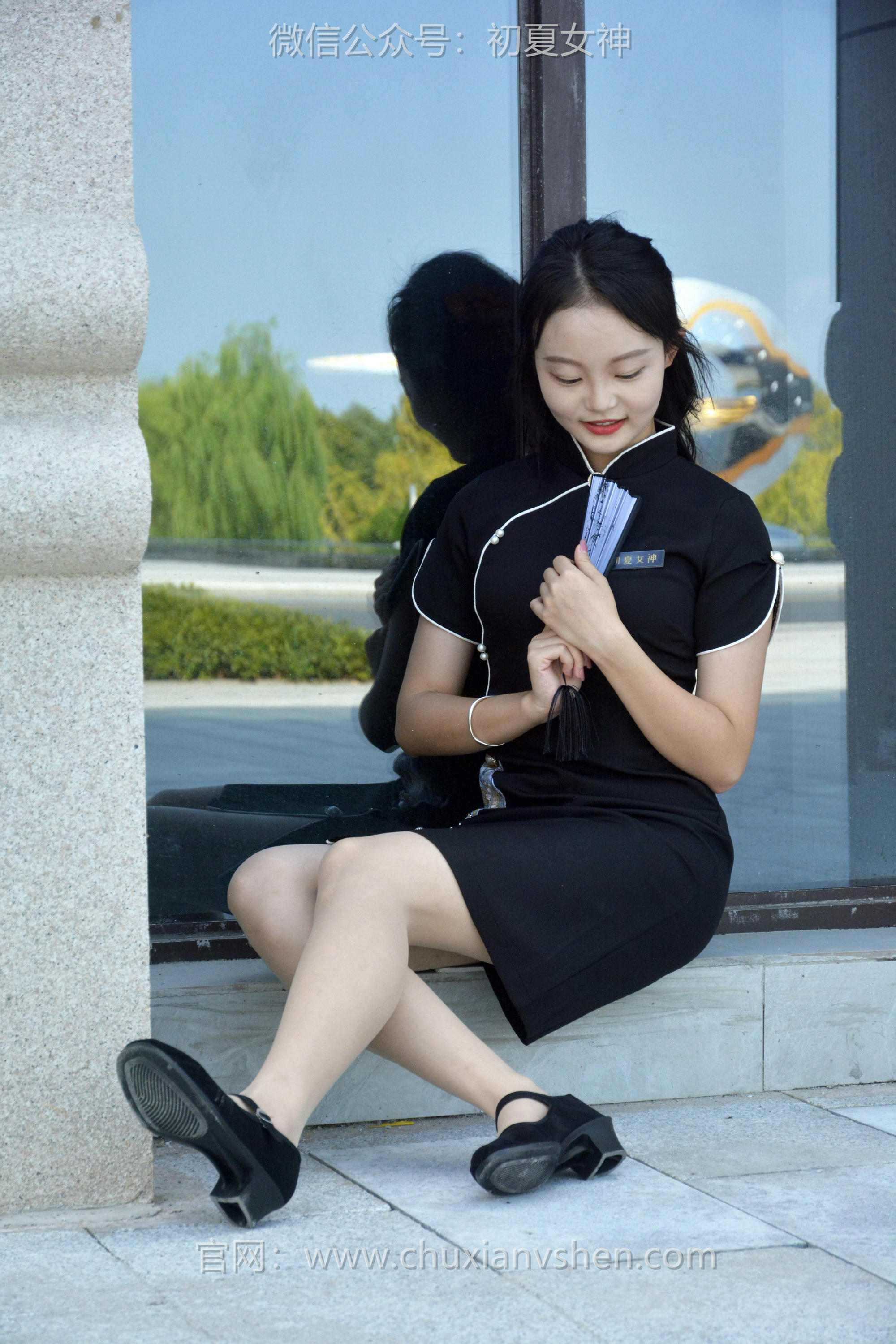 初夏女神 NO.079 双双 黑色旗袍[140P+1V／5.39GB]_第5集