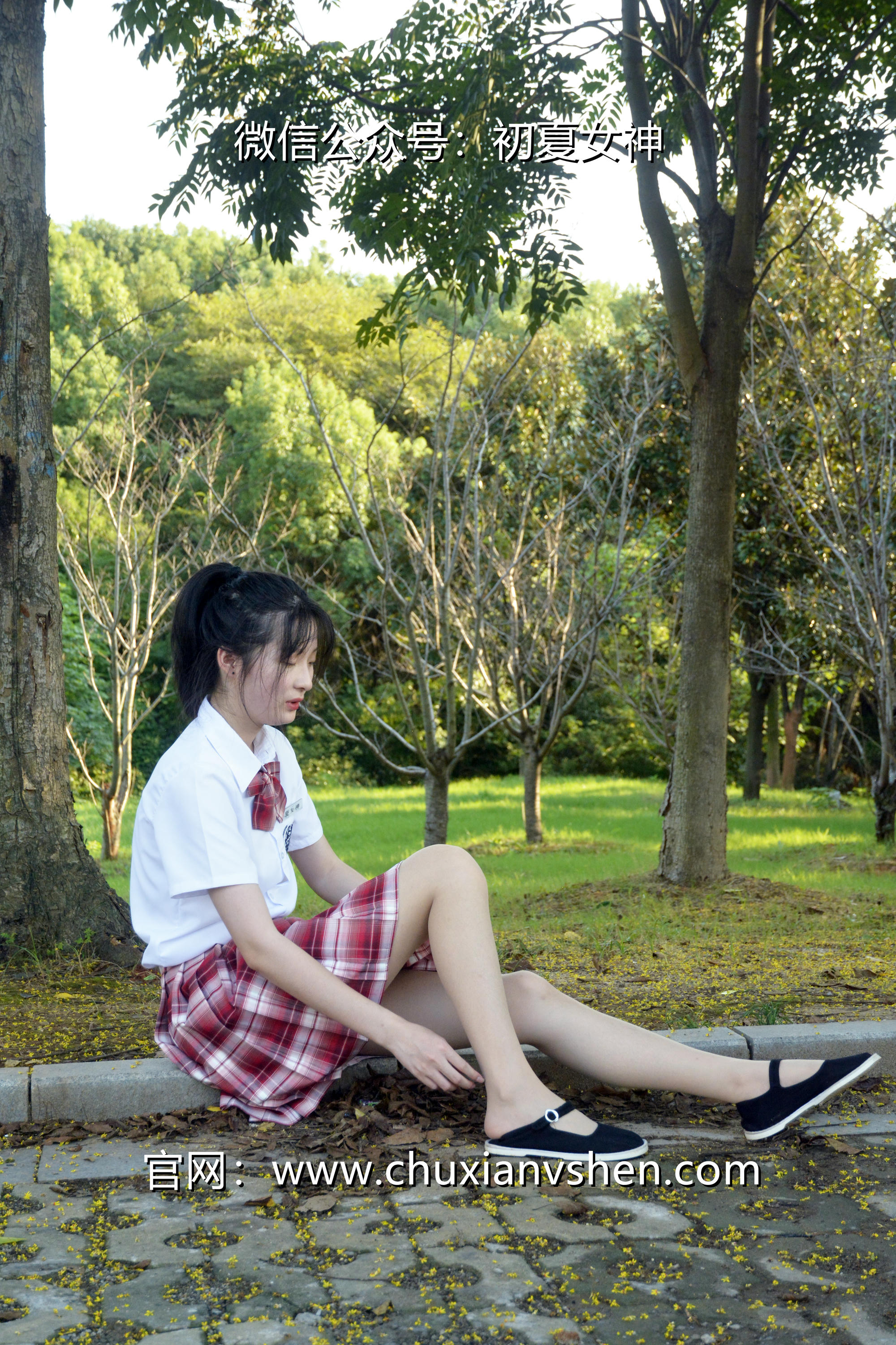 初夏女神 NO.092 安妮 草莓色JK[140P+1V／5.98GB]_第7集