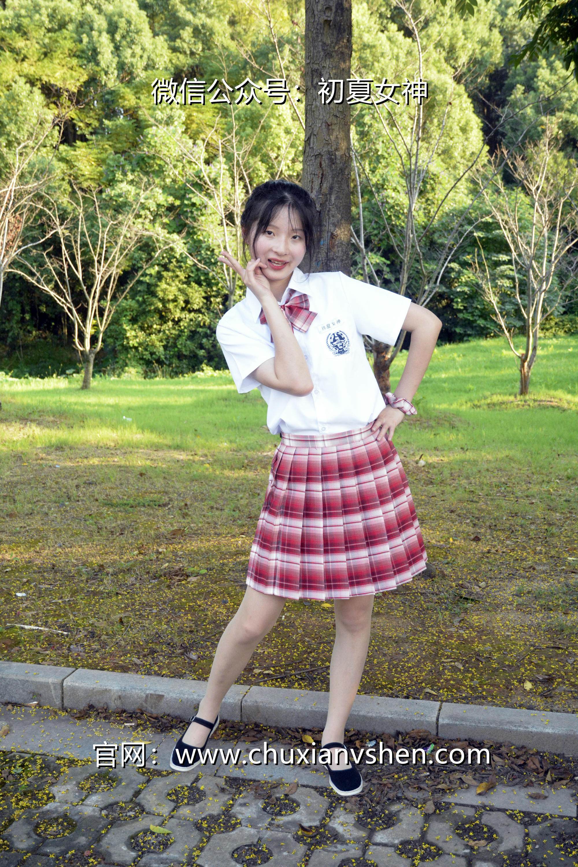 初夏女神 NO.092 安妮 草莓色JK[140P+1V／5.98GB]_第5集