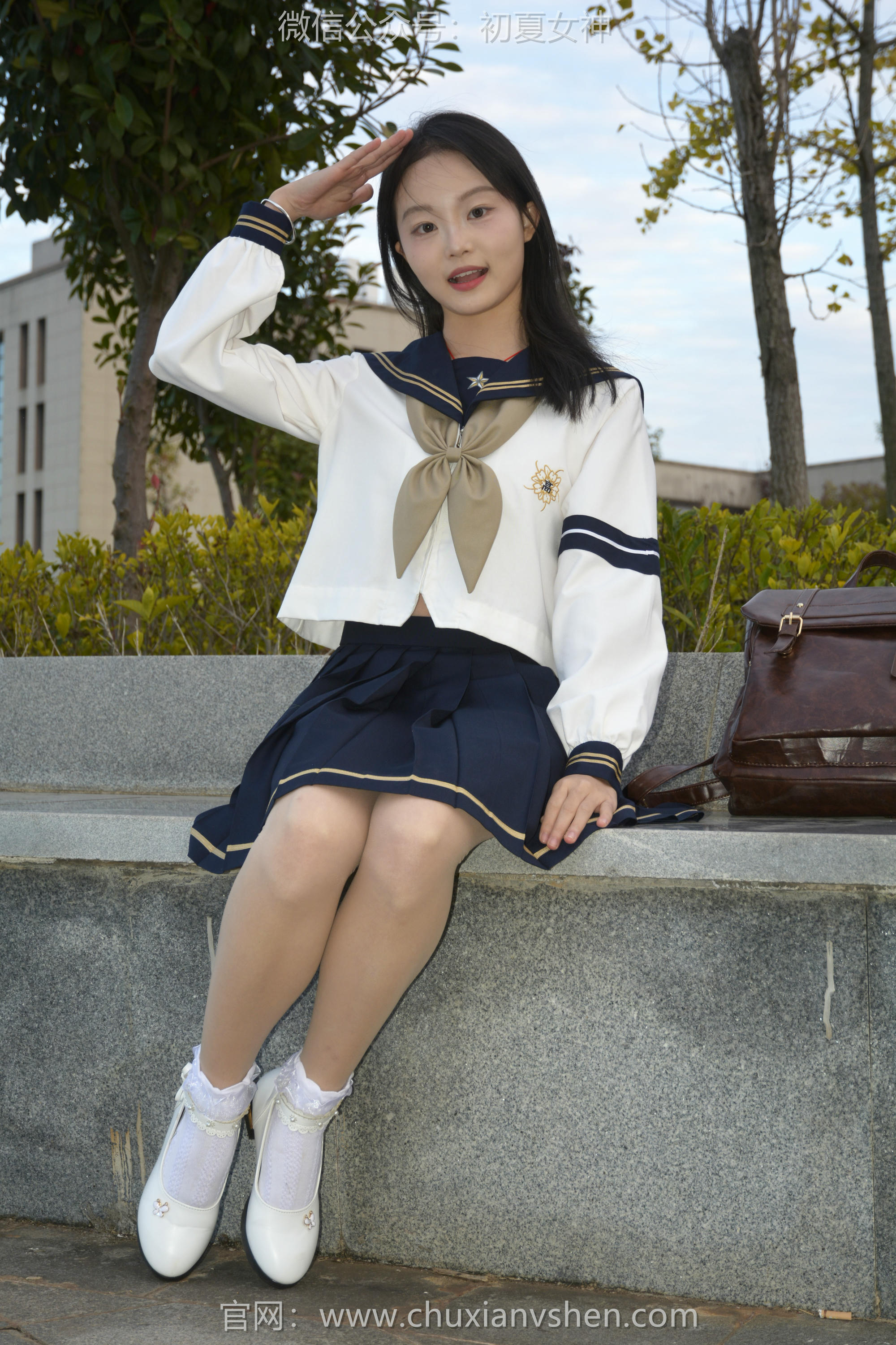 初夏女神 NO.103 双双 海军服JK[140P+1V／4.02GB]_第1集