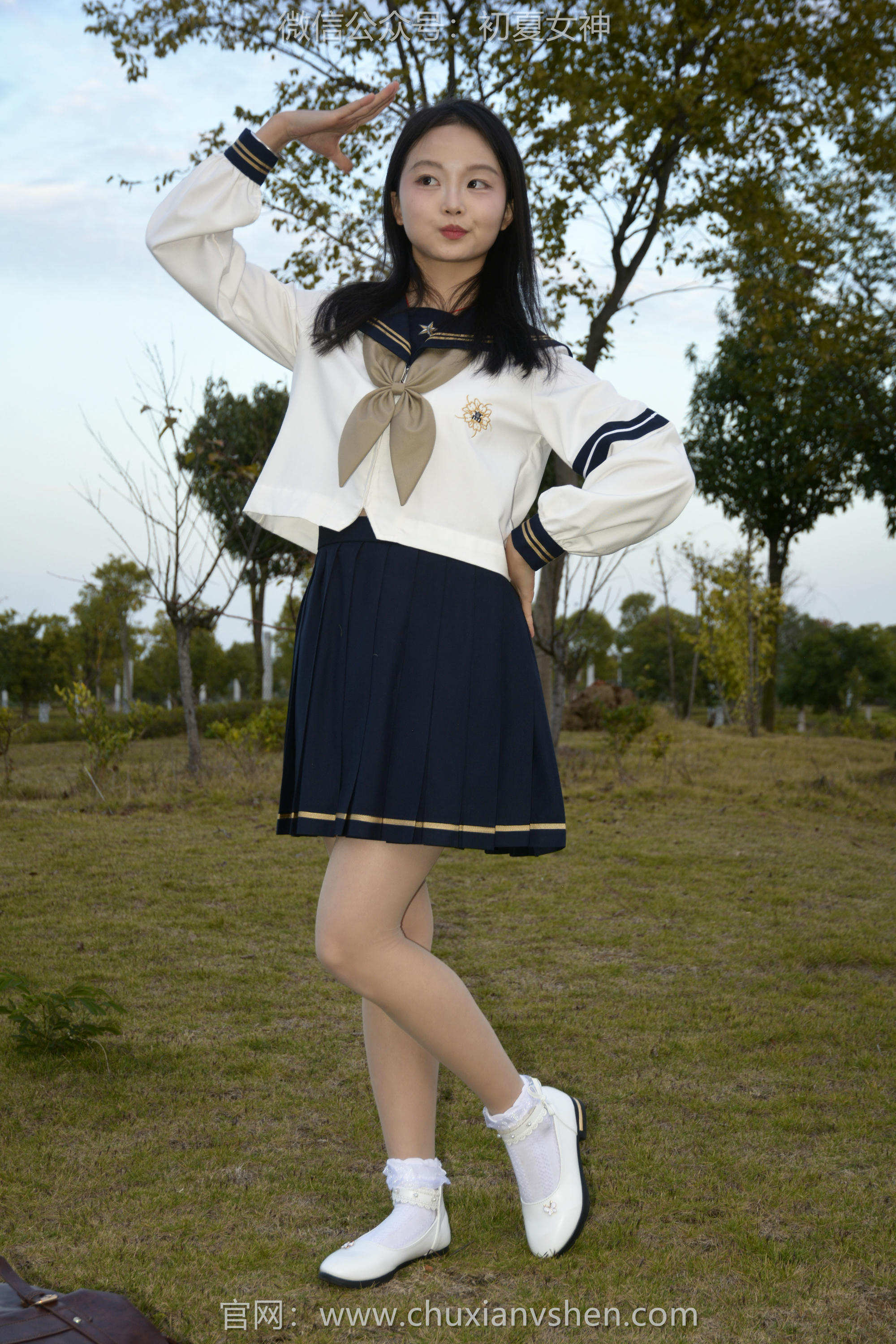 初夏女神 NO.103 双双 海军服JK[140P+1V／4.02GB]_第3集