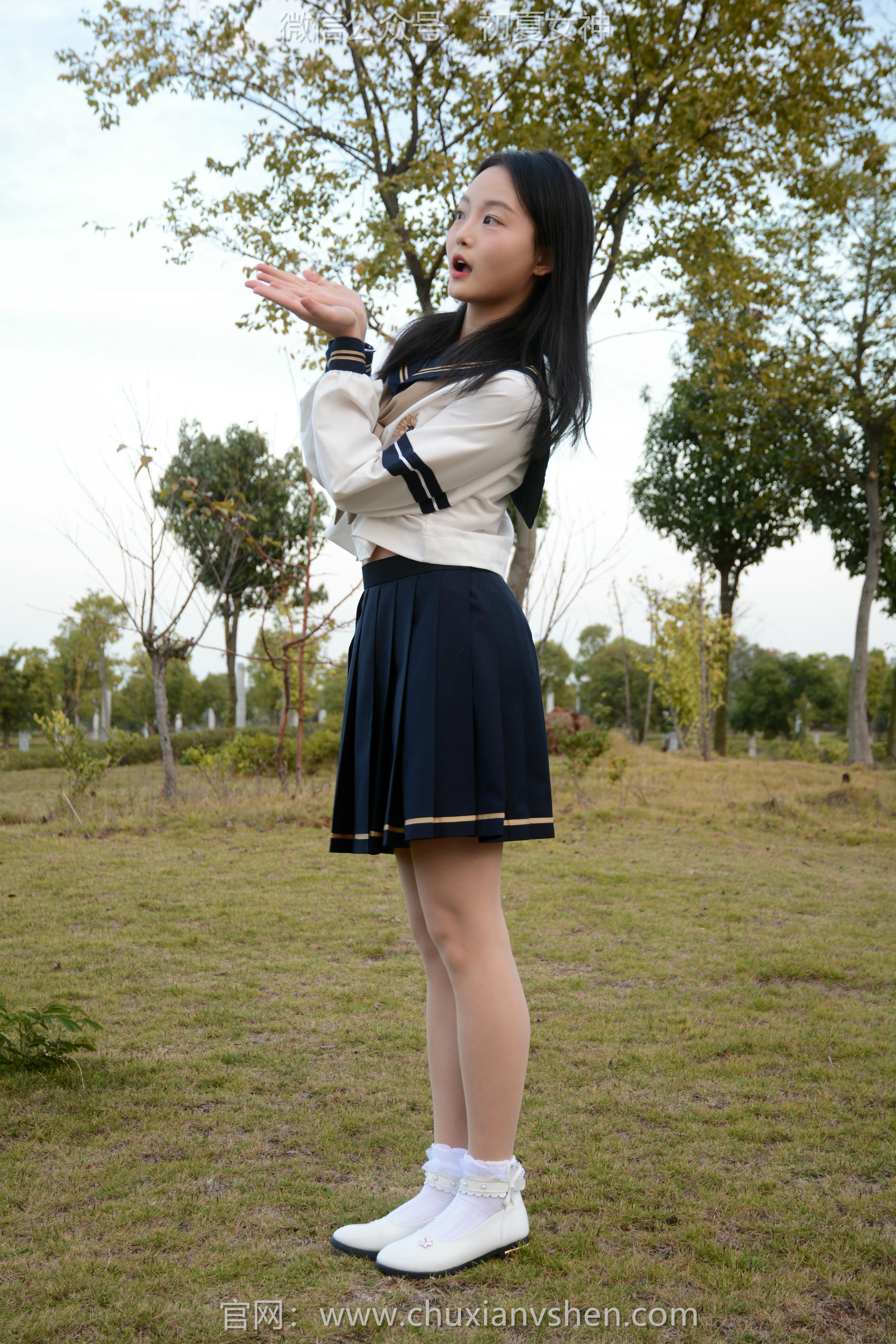 初夏女神 NO.103 双双 海军服JK[140P+1V／4.02GB]_第3集