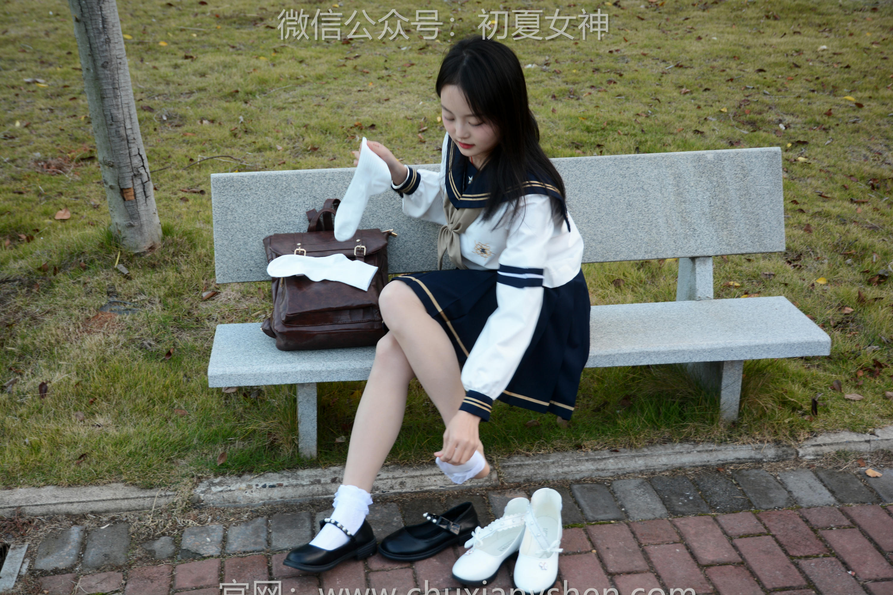 初夏女神 NO.103 双双 海军服JK[140P+1V／4.02GB]_第3集