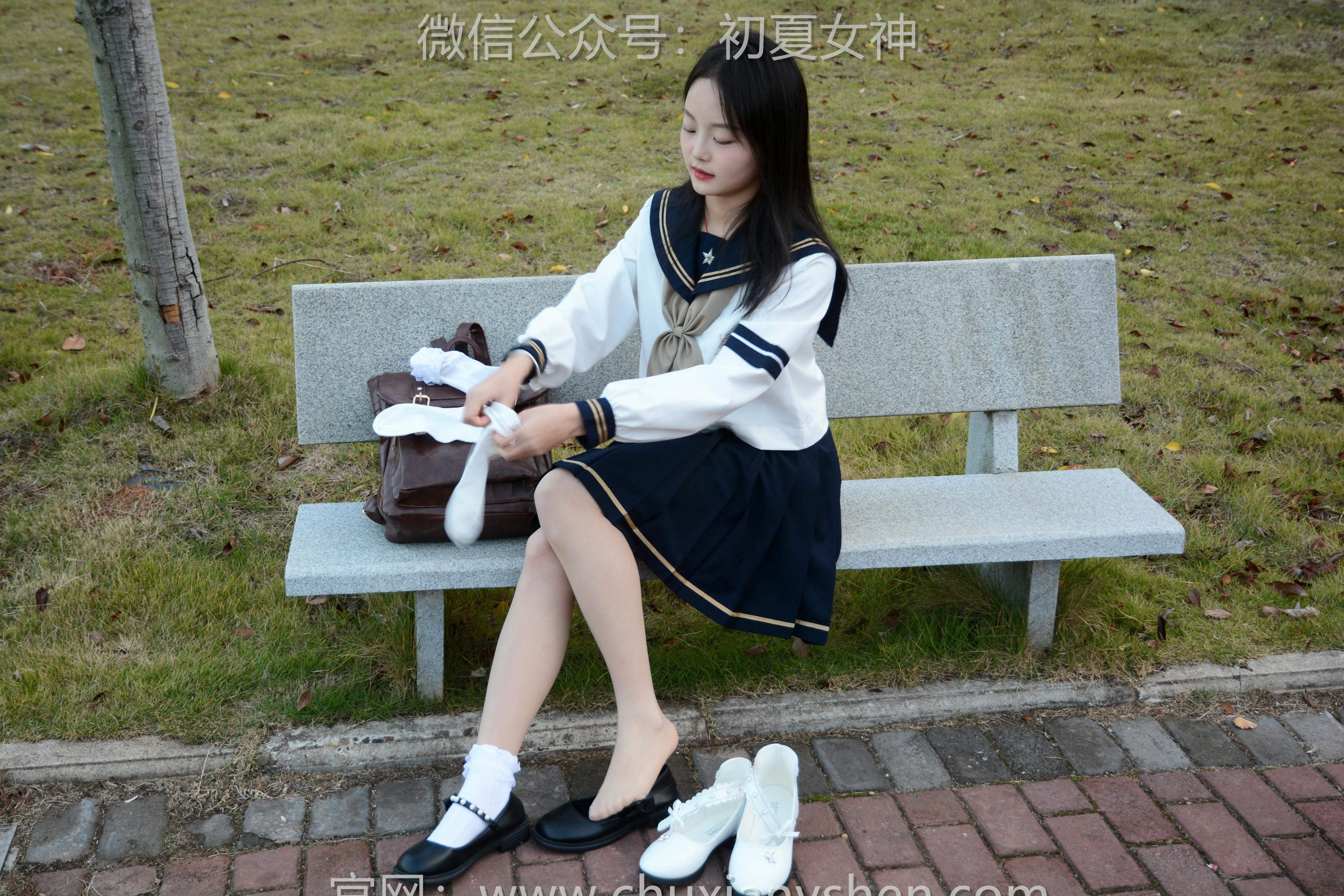 初夏女神 NO.103 双双 海军服JK[140P+1V／4.02GB]_第3集