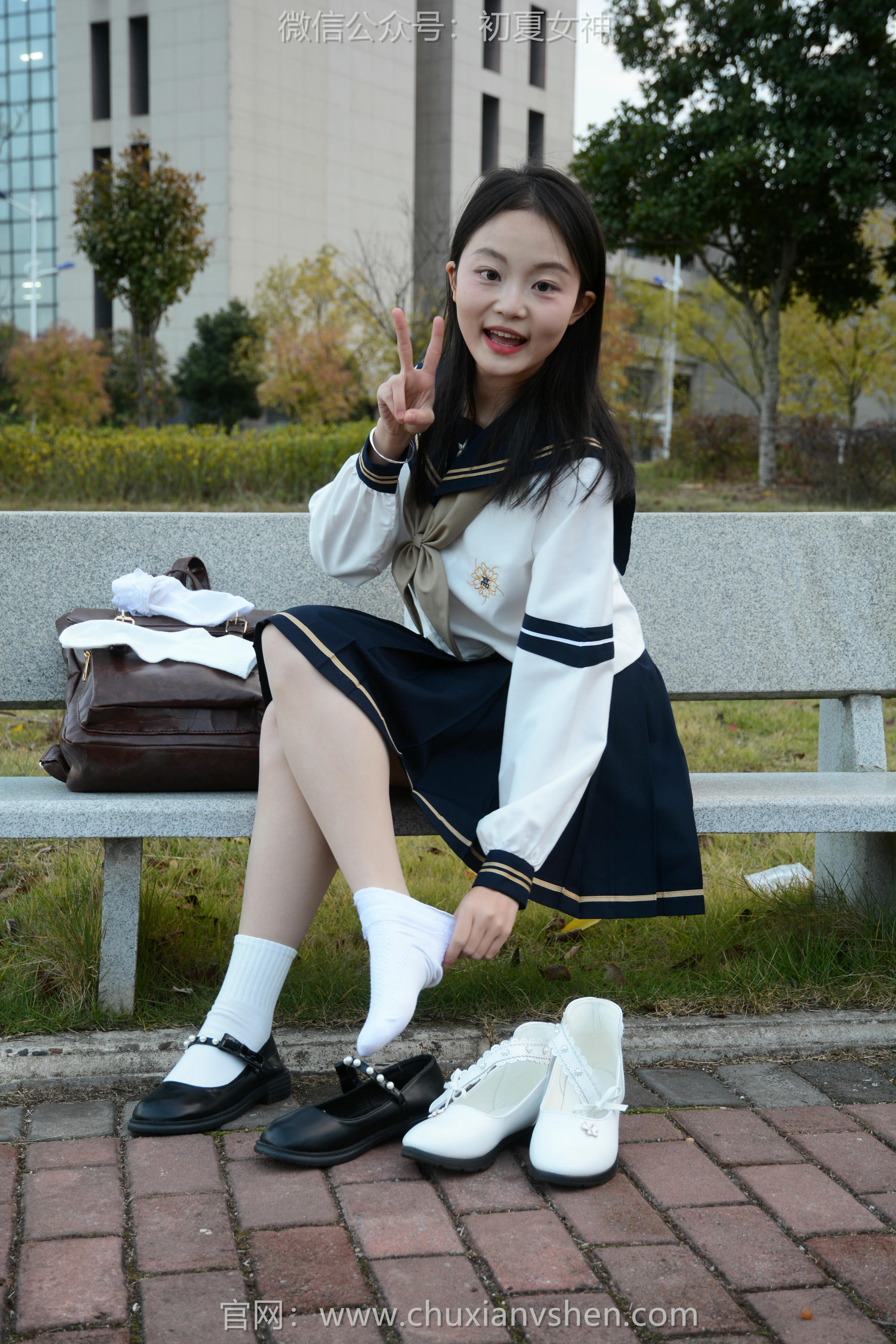 初夏女神 NO.103 双双 海军服JK[140P+1V／4.02GB]_第4集