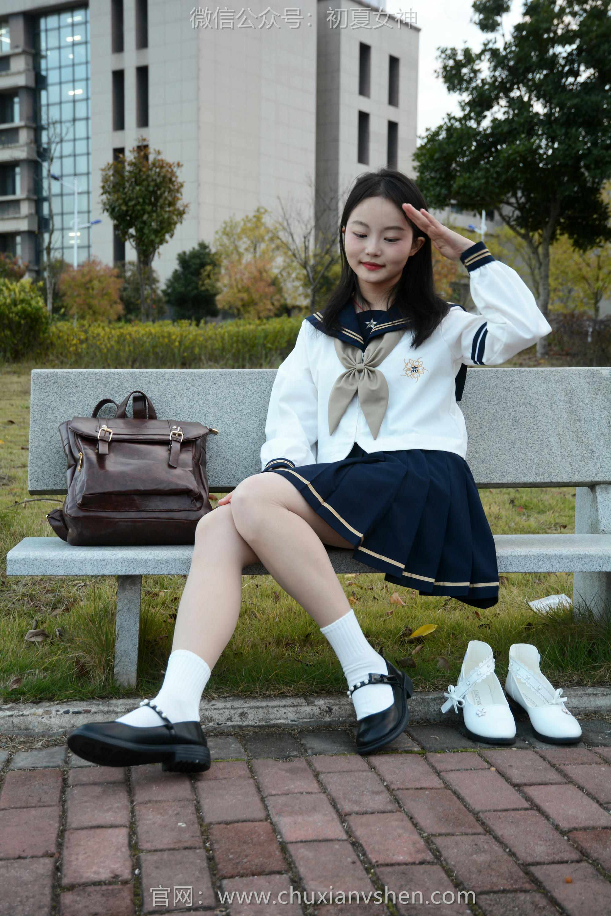 初夏女神 NO.103 双双 海军服JK[140P+1V／4.02GB]_第4集