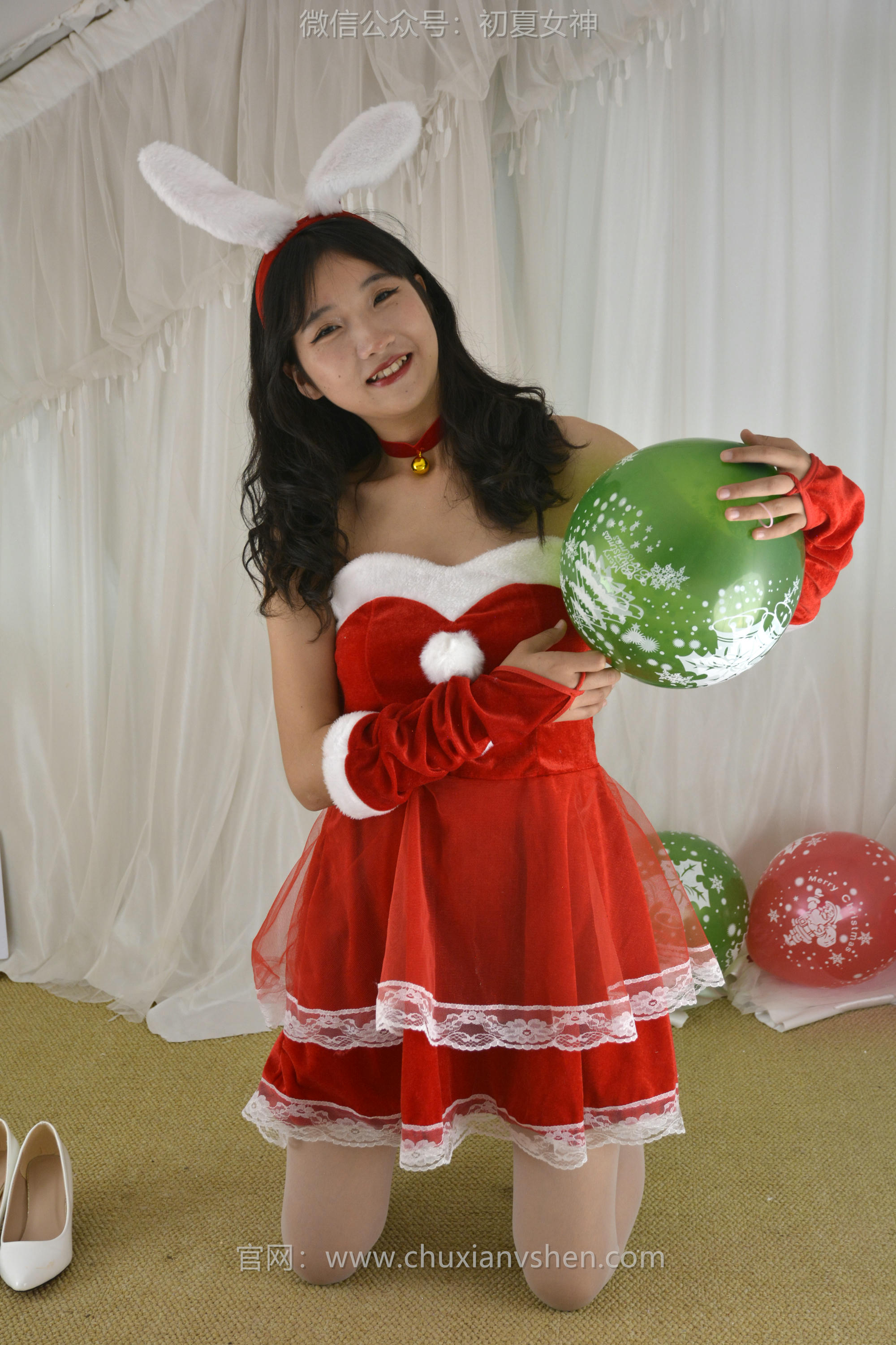 初夏女神 NO.117 点点、双双 圣诞快乐[140P+2V／3.44GB]_第6集