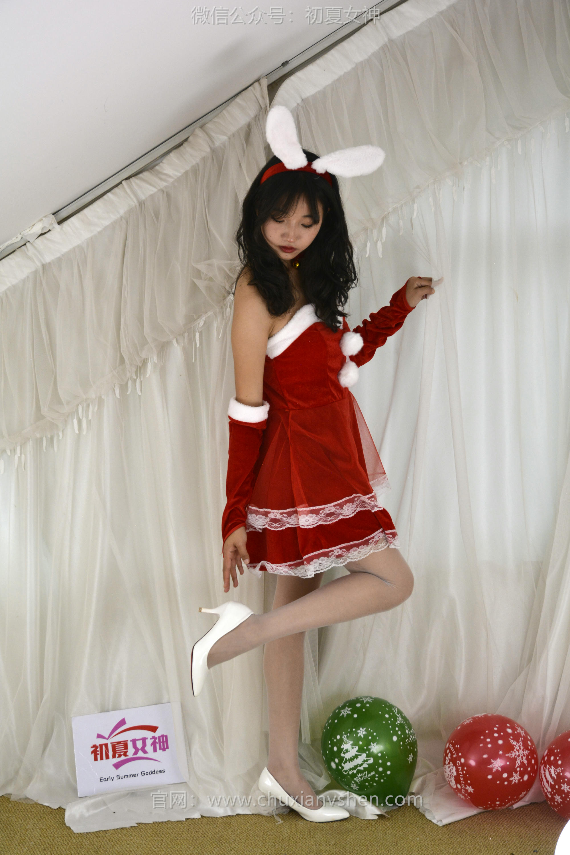 初夏女神 NO.117 点点、双双 圣诞快乐[140P+2V／3.44GB]_第6集