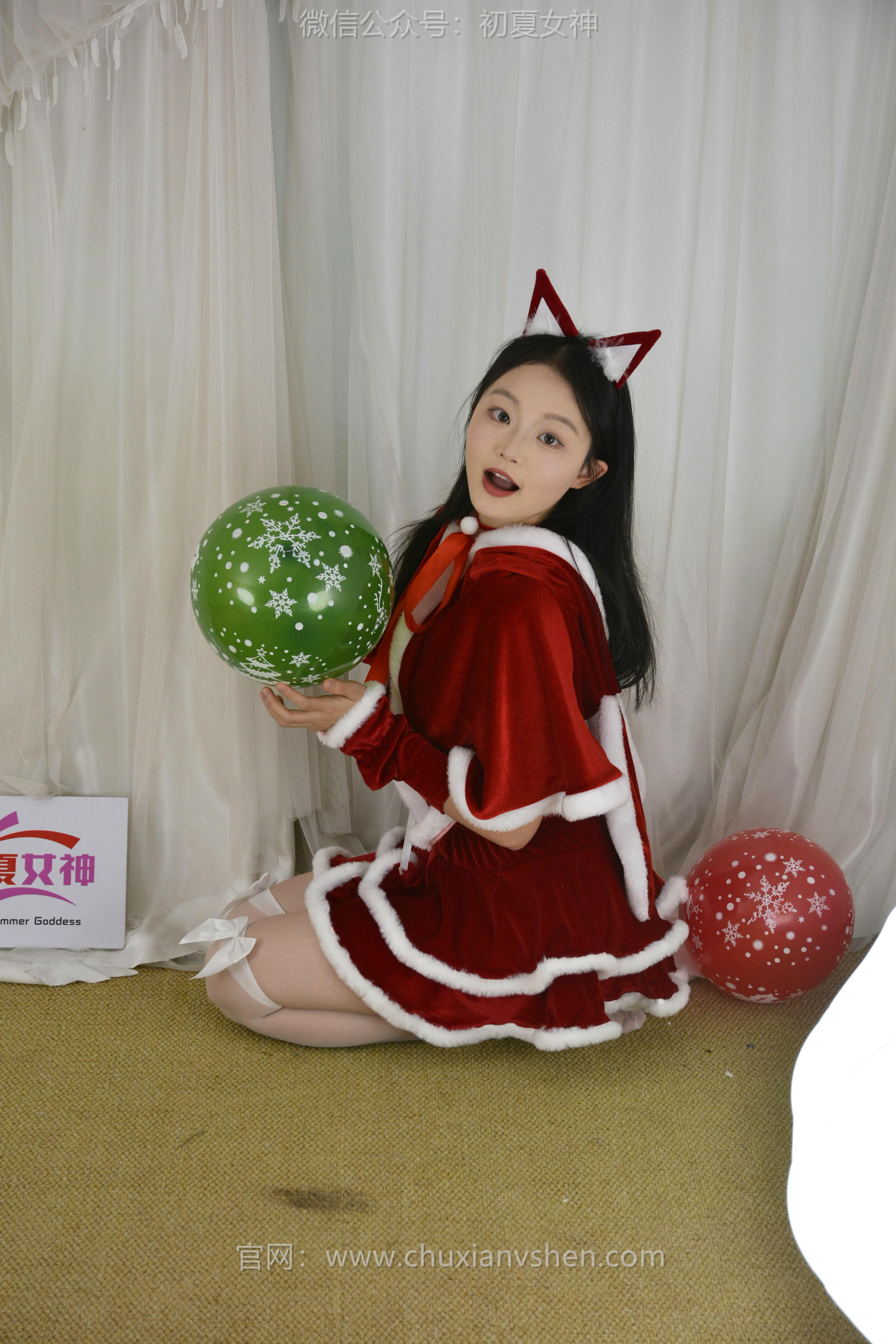 初夏女神 NO.117 点点、双双 圣诞快乐[140P+2V／3.44GB]_第6集