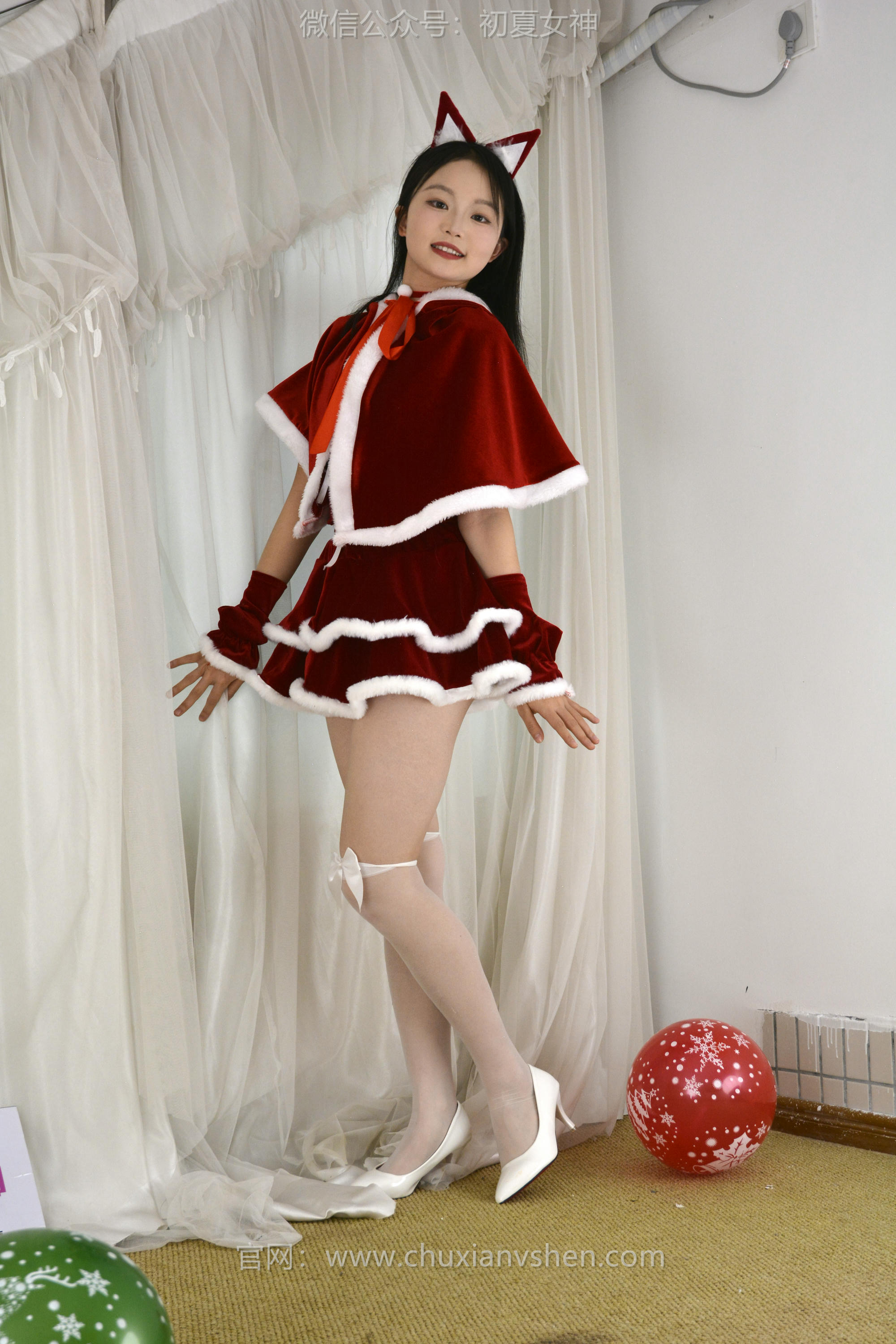 初夏女神 NO.117 点点、双双 圣诞快乐[140P+2V／3.44GB]_第7集