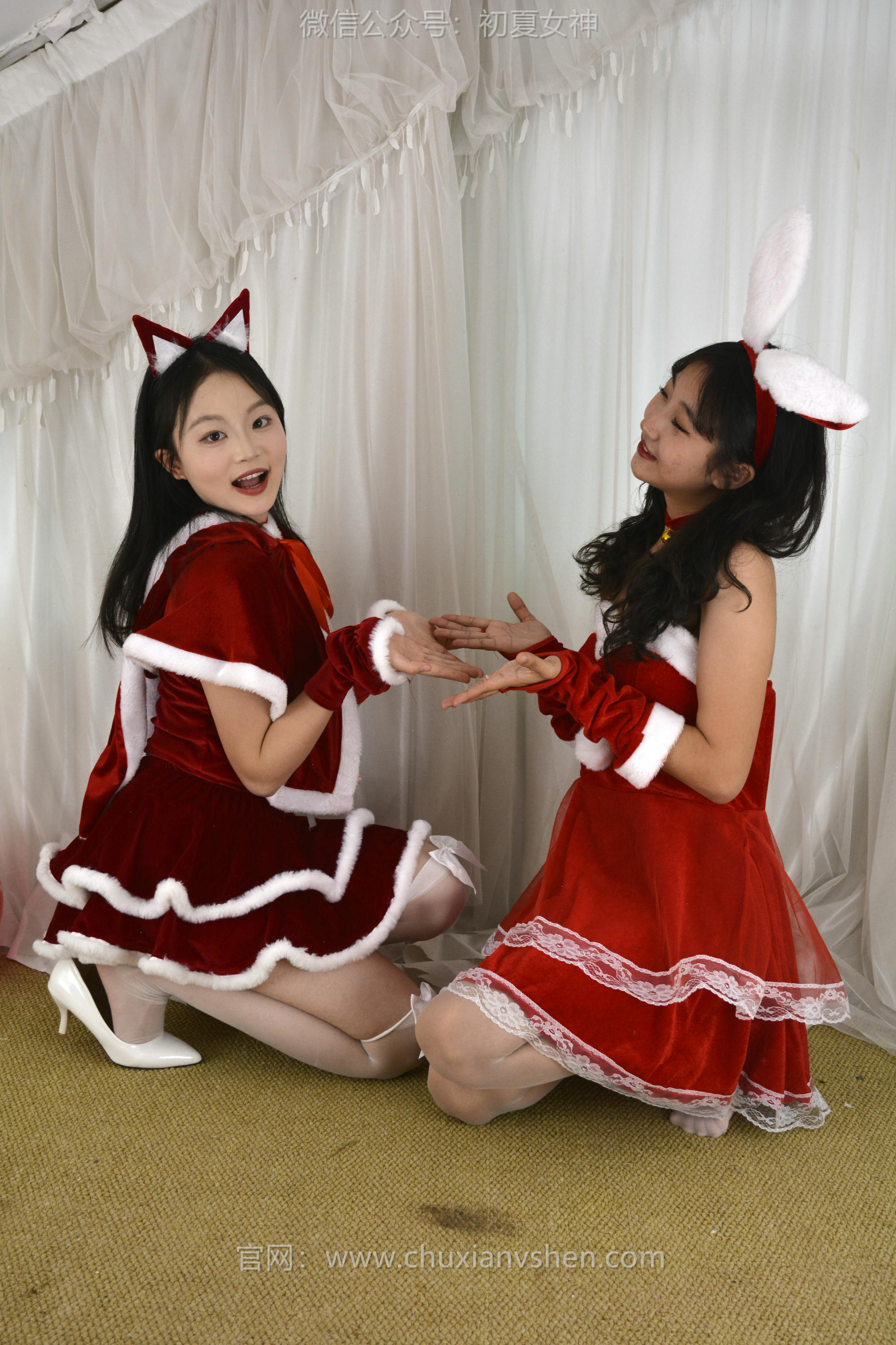 初夏女神 NO.117 点点、双双 圣诞快乐[140P+2V／3.44GB]_第7集