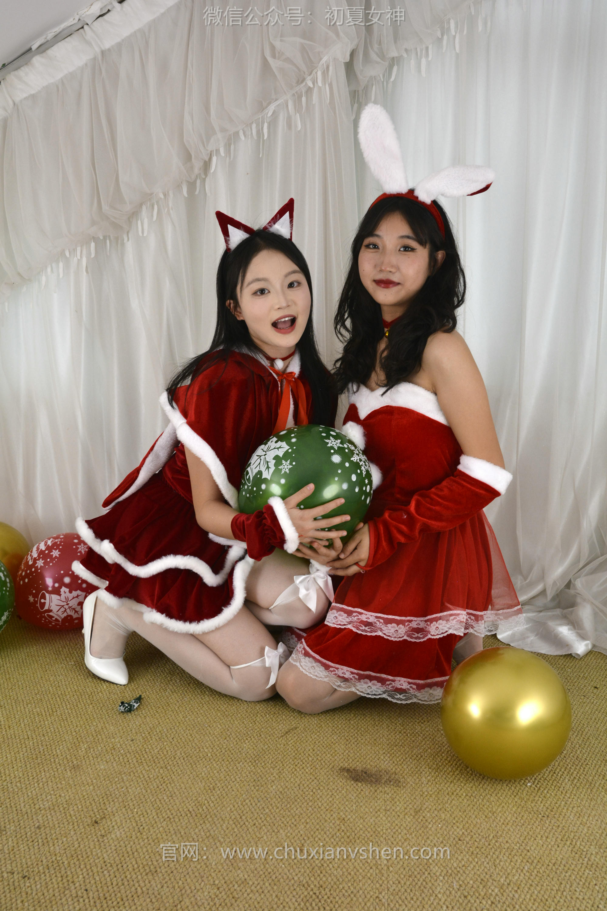 初夏女神 NO.117 点点、双双 圣诞快乐[140P+2V／3.44GB]_第7集