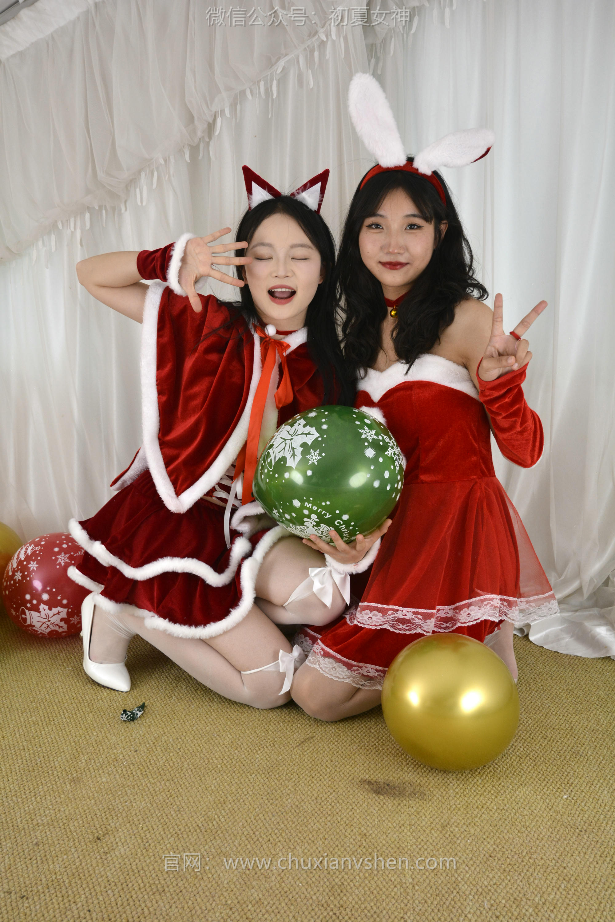 初夏女神 NO.117 点点、双双 圣诞快乐[140P+2V／3.44GB]_第7集