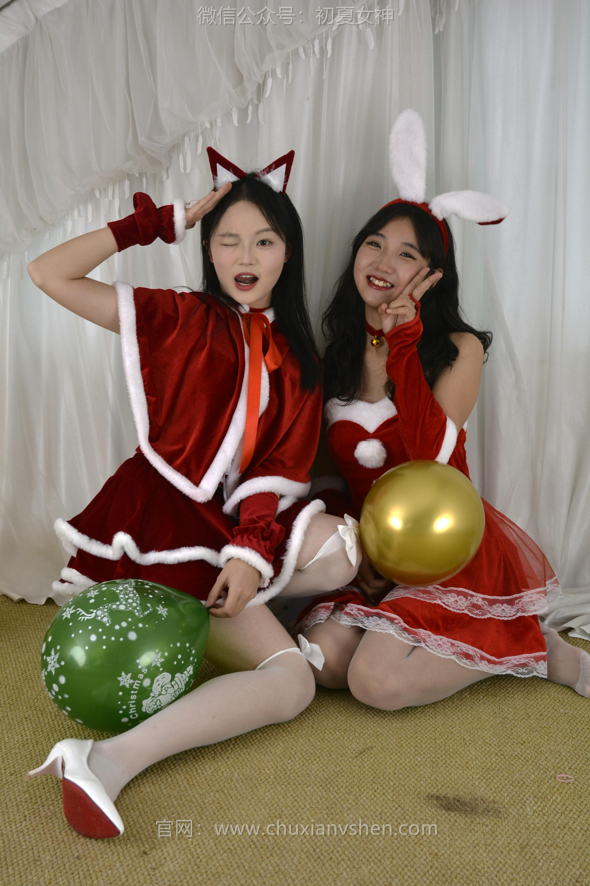 初夏女神 NO.117 点点、双双 圣诞快乐[140P+2V／3.44GB]_第7集