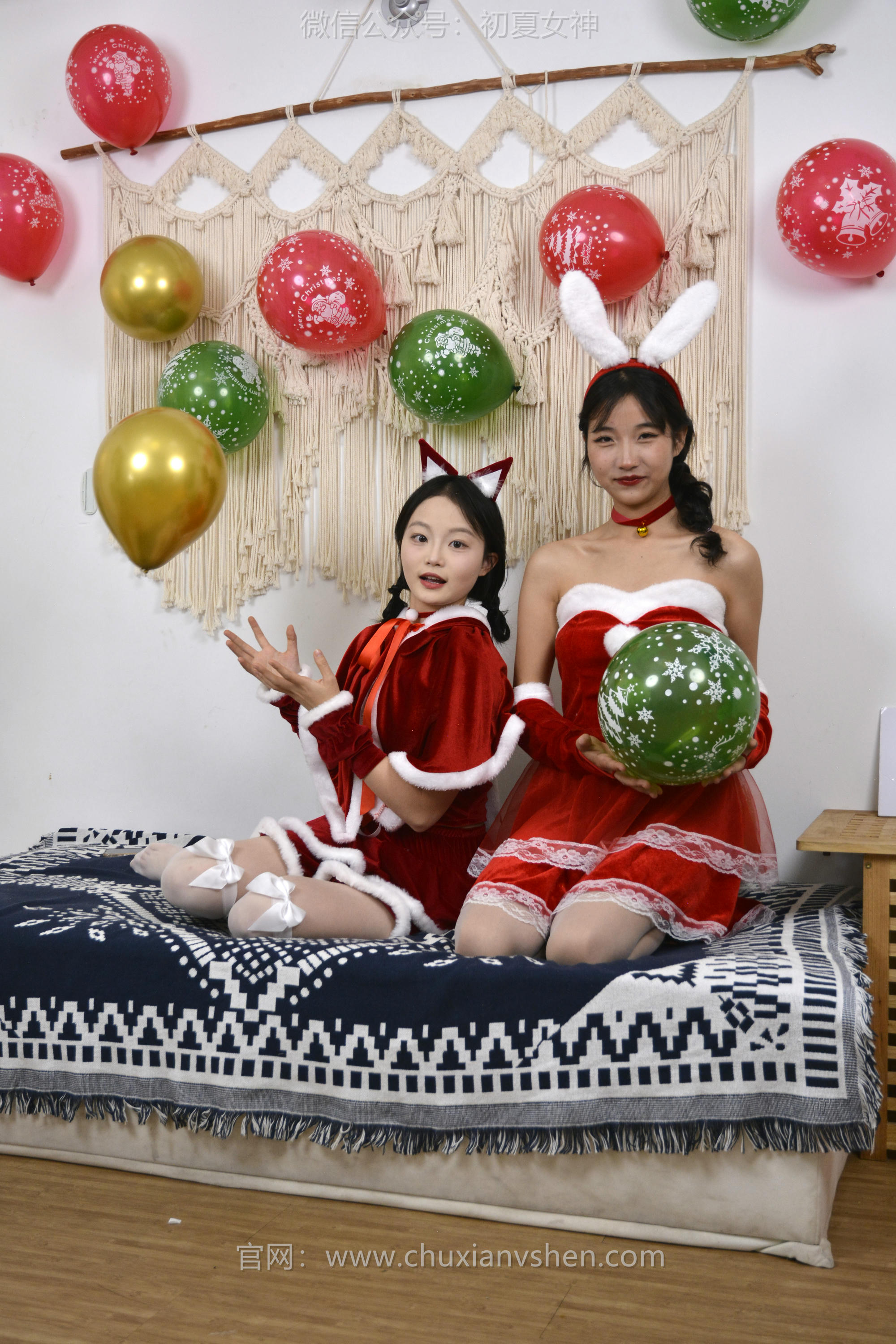 初夏女神 NO.117 点点、双双 圣诞快乐[140P+2V／3.44GB]_第1集