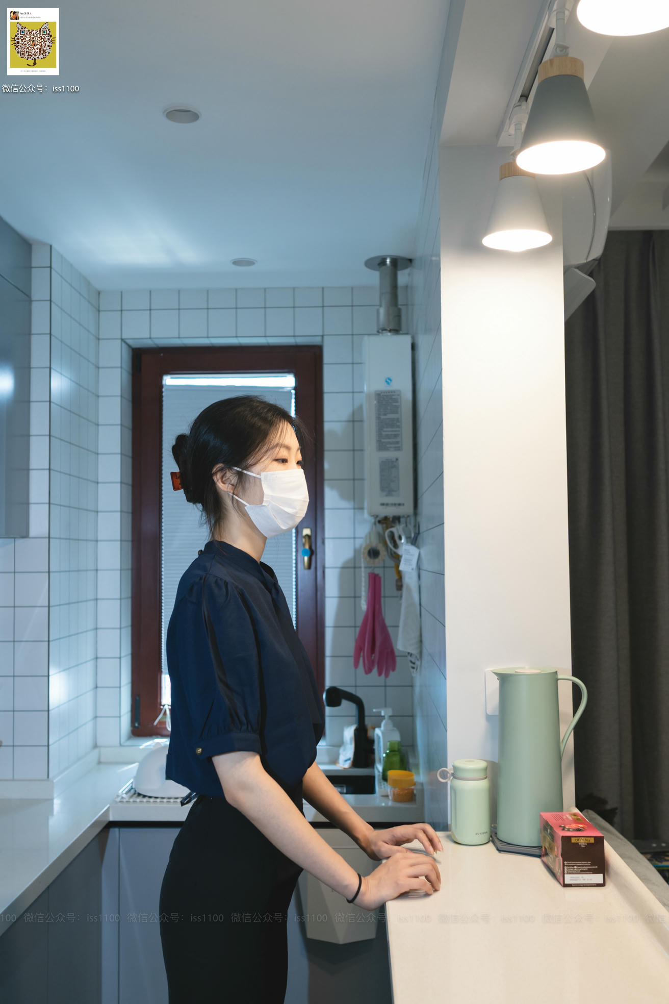 ISS系列 NO.017 美晗 蓝色衬衫 [101P+1V0.599G]_第1集