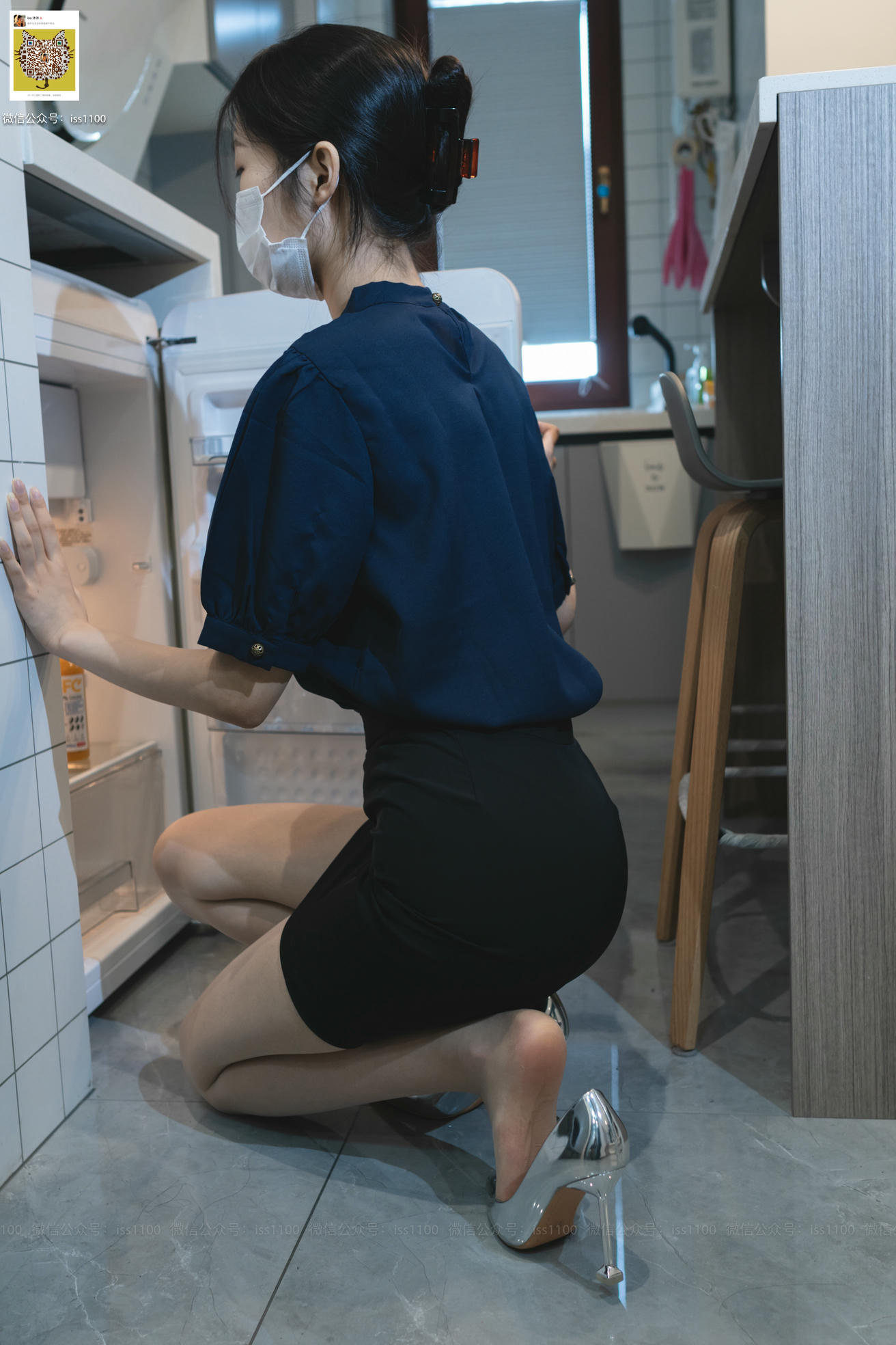 ISS系列 NO.017 美晗 蓝色衬衫 [101P+1V0.599G]_第1集