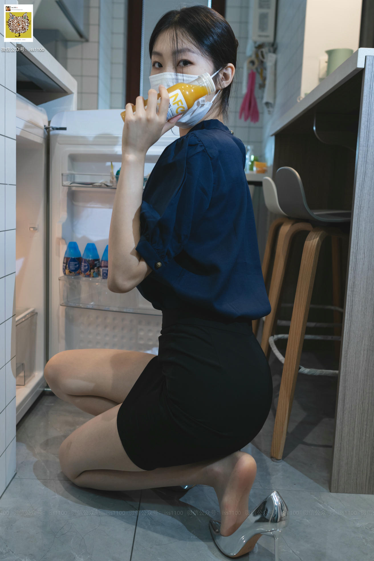 ISS系列 NO.017 美晗 蓝色衬衫 [101P+1V0.599G]_第1集