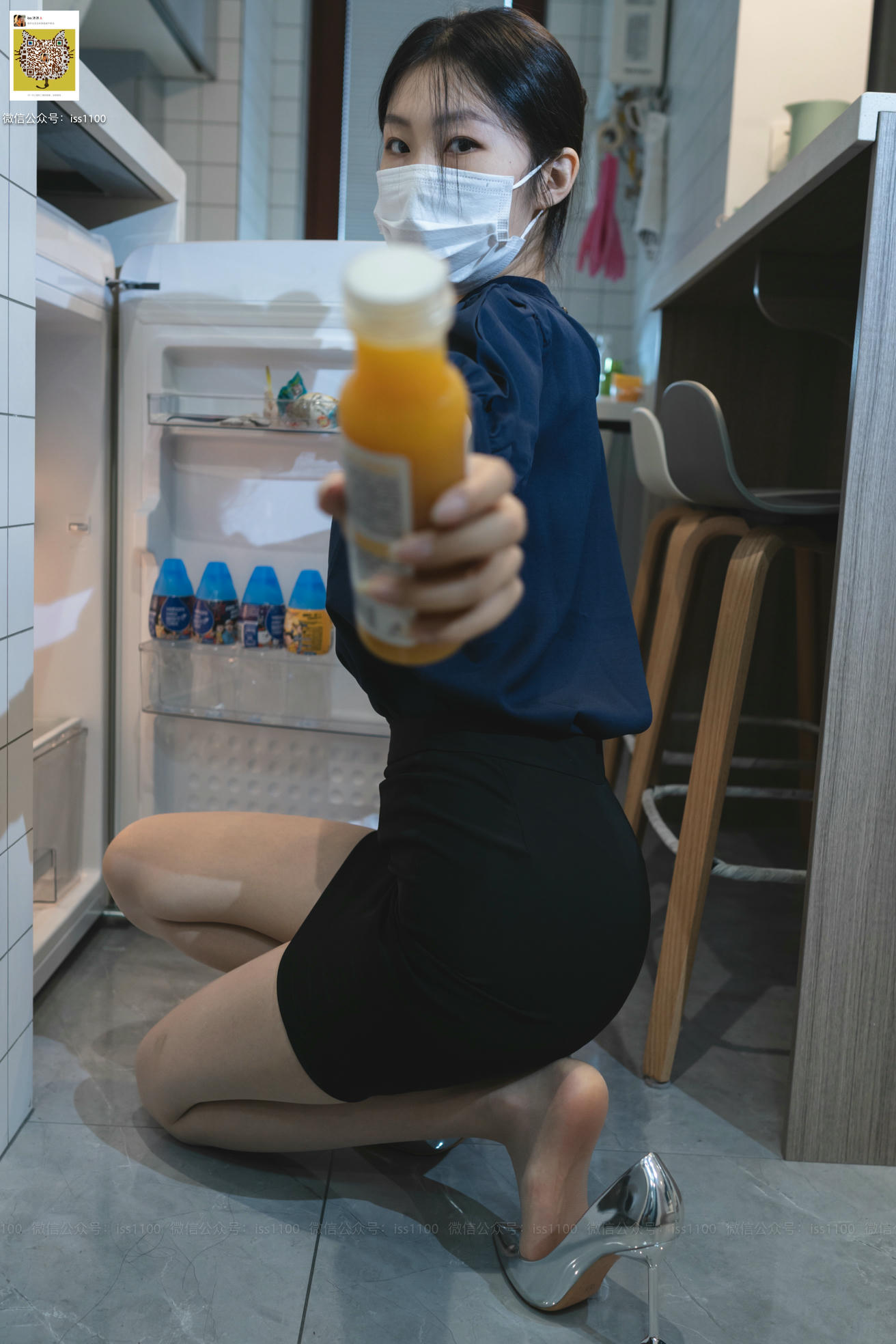 ISS系列 NO.017 美晗 蓝色衬衫 [101P+1V0.599G]_第1集