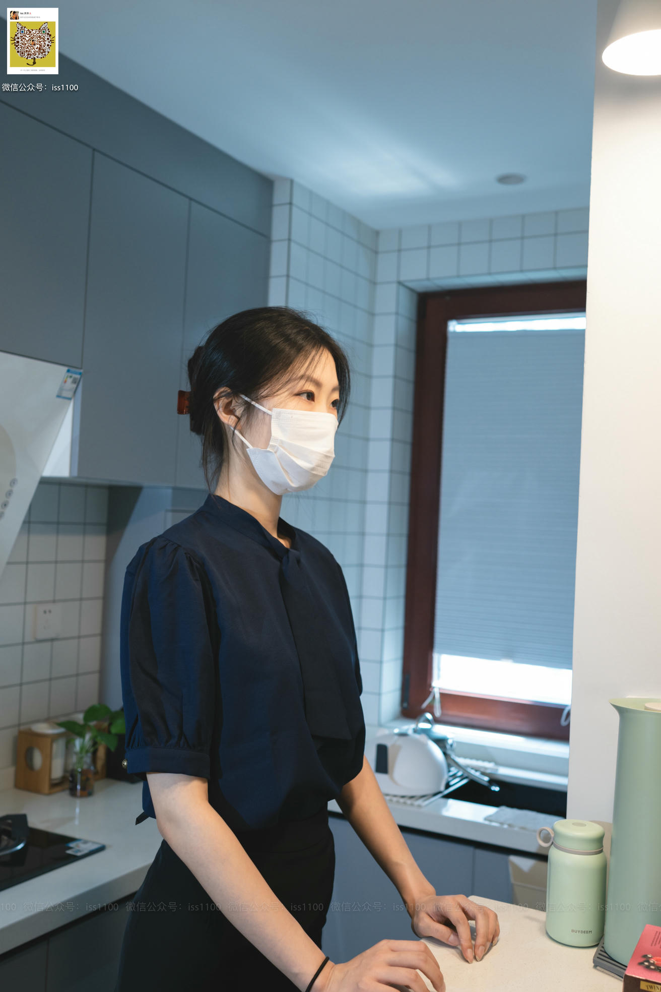 ISS系列 NO.017 美晗 蓝色衬衫 [101P+1V0.599G]_第1集