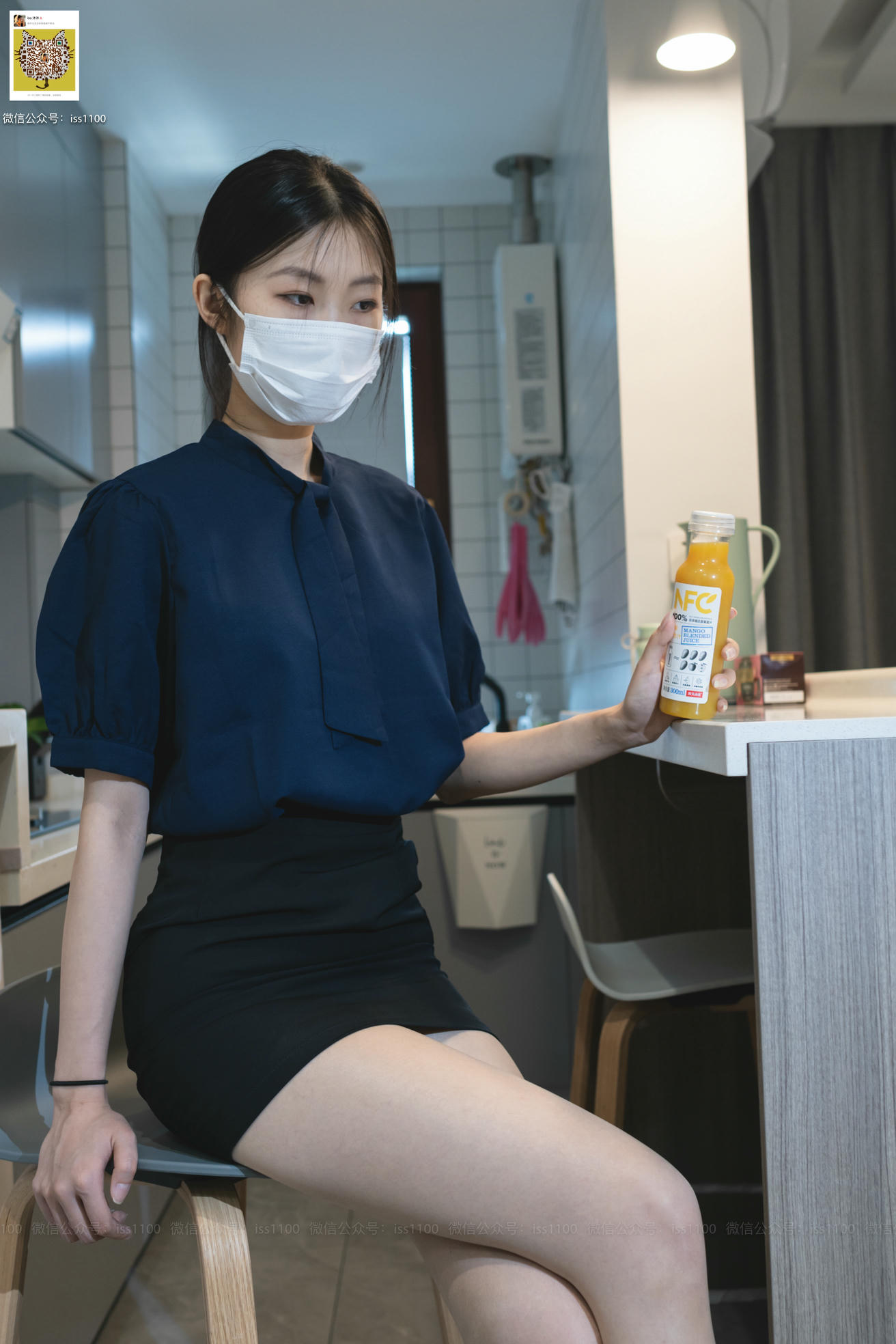 ISS系列 NO.017 美晗 蓝色衬衫 [101P+1V0.599G]_第2集