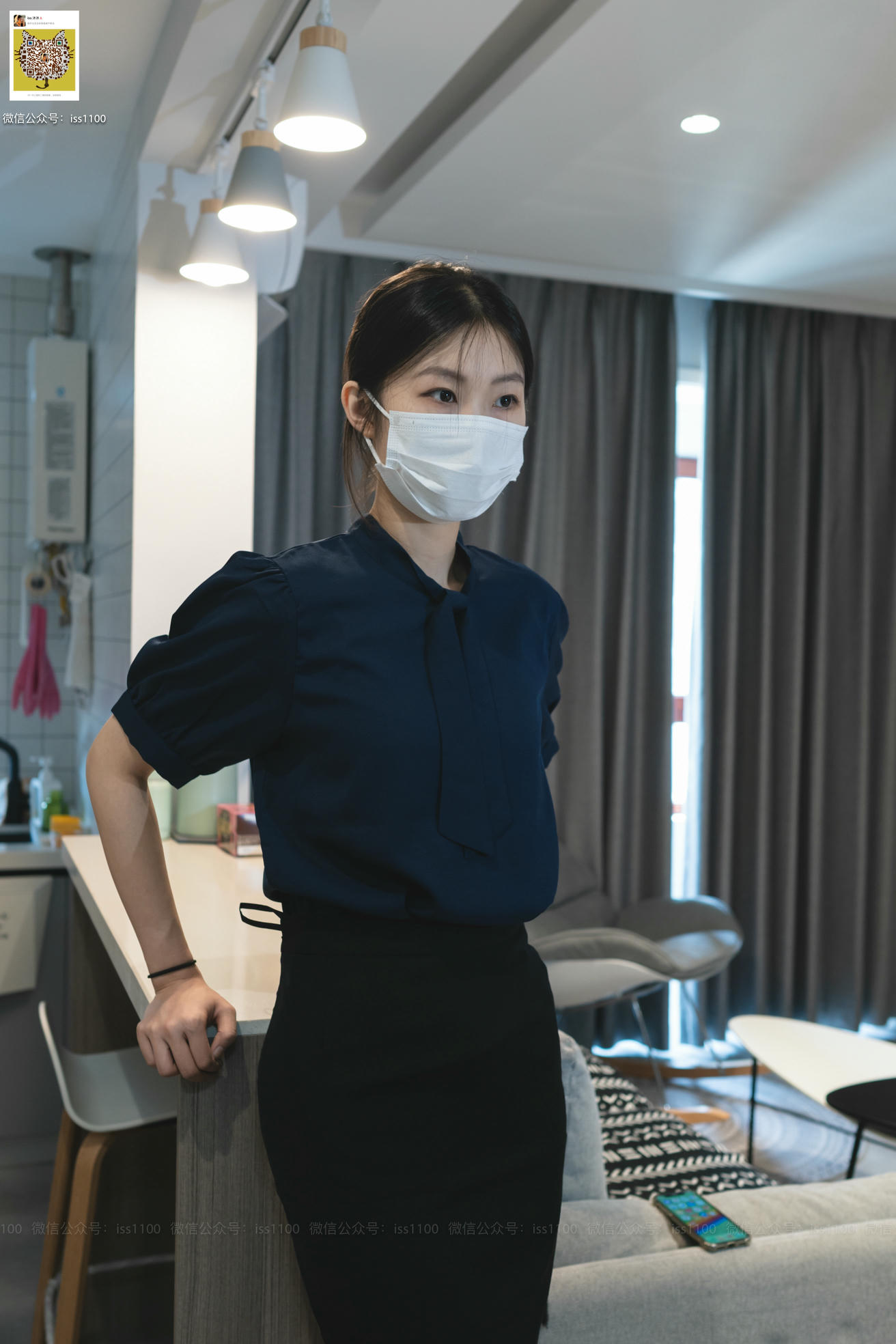 ISS系列 NO.017 美晗 蓝色衬衫 [101P+1V0.599G]_第2集