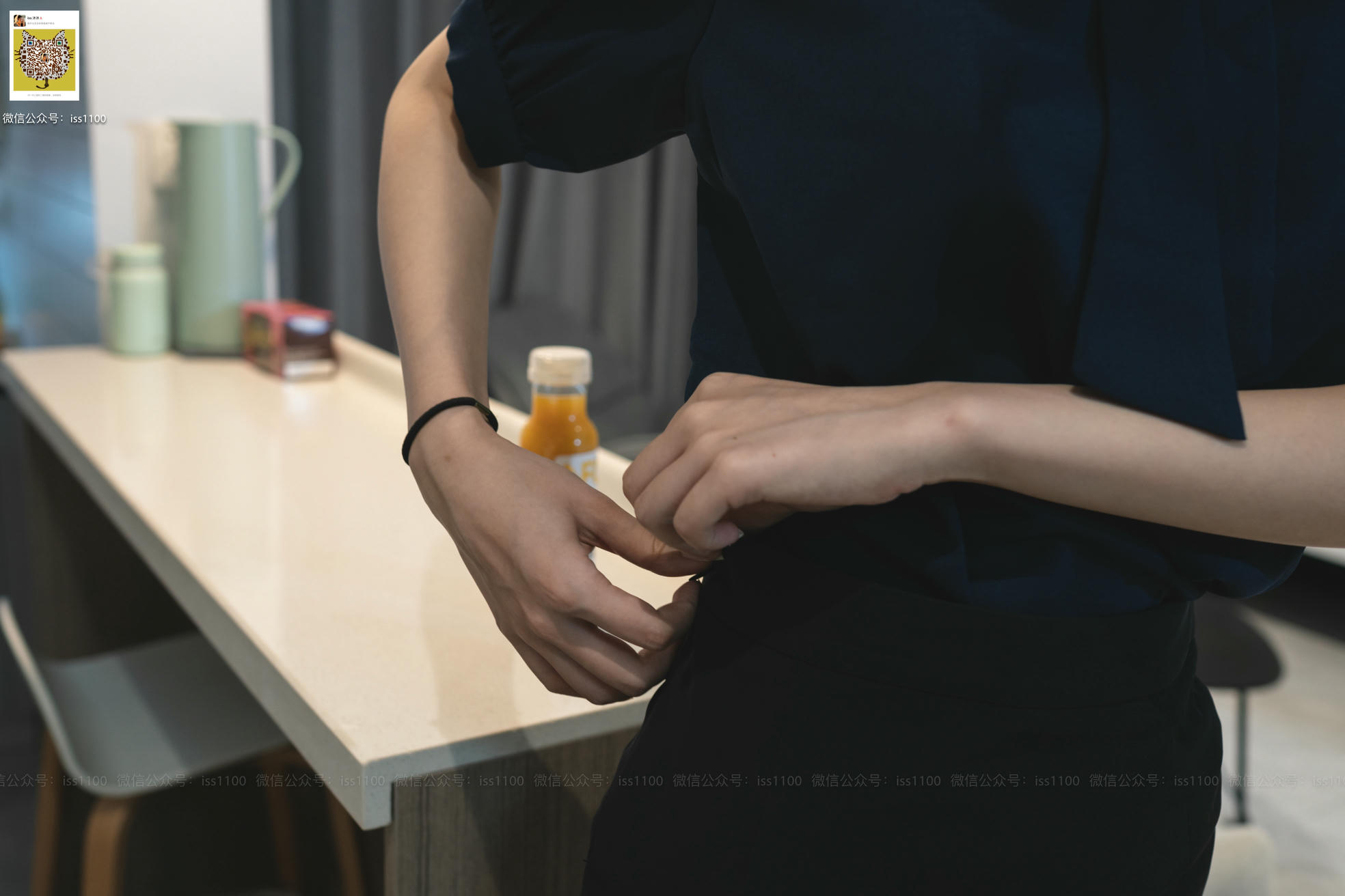 ISS系列 NO.017 美晗 蓝色衬衫 [101P+1V0.599G]_第2集