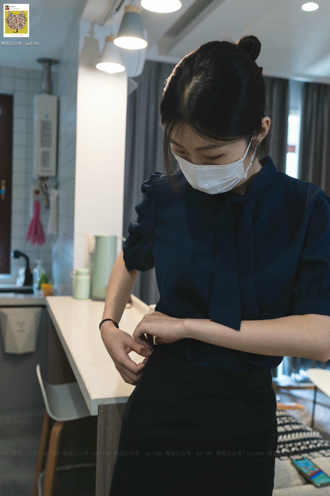 ISS系列 NO.017 美晗 蓝色衬衫 [101P+1V0.599G]_第3集