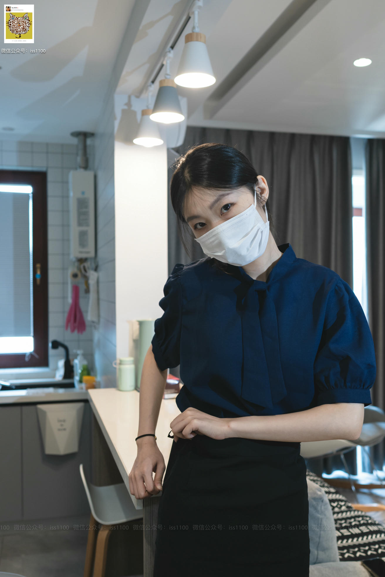 ISS系列 NO.017 美晗 蓝色衬衫 [101P+1V0.599G]_第3集