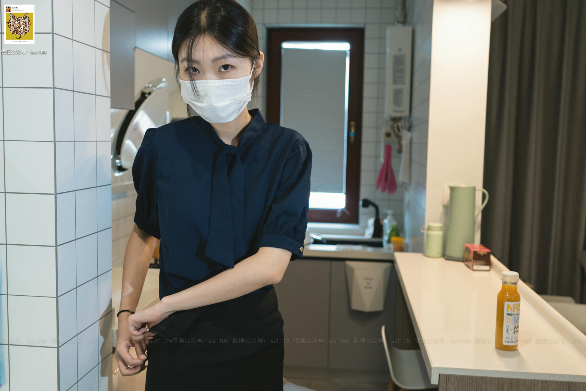 ISS系列 NO.017 美晗 蓝色衬衫 [101P+1V0.599G]_第3集