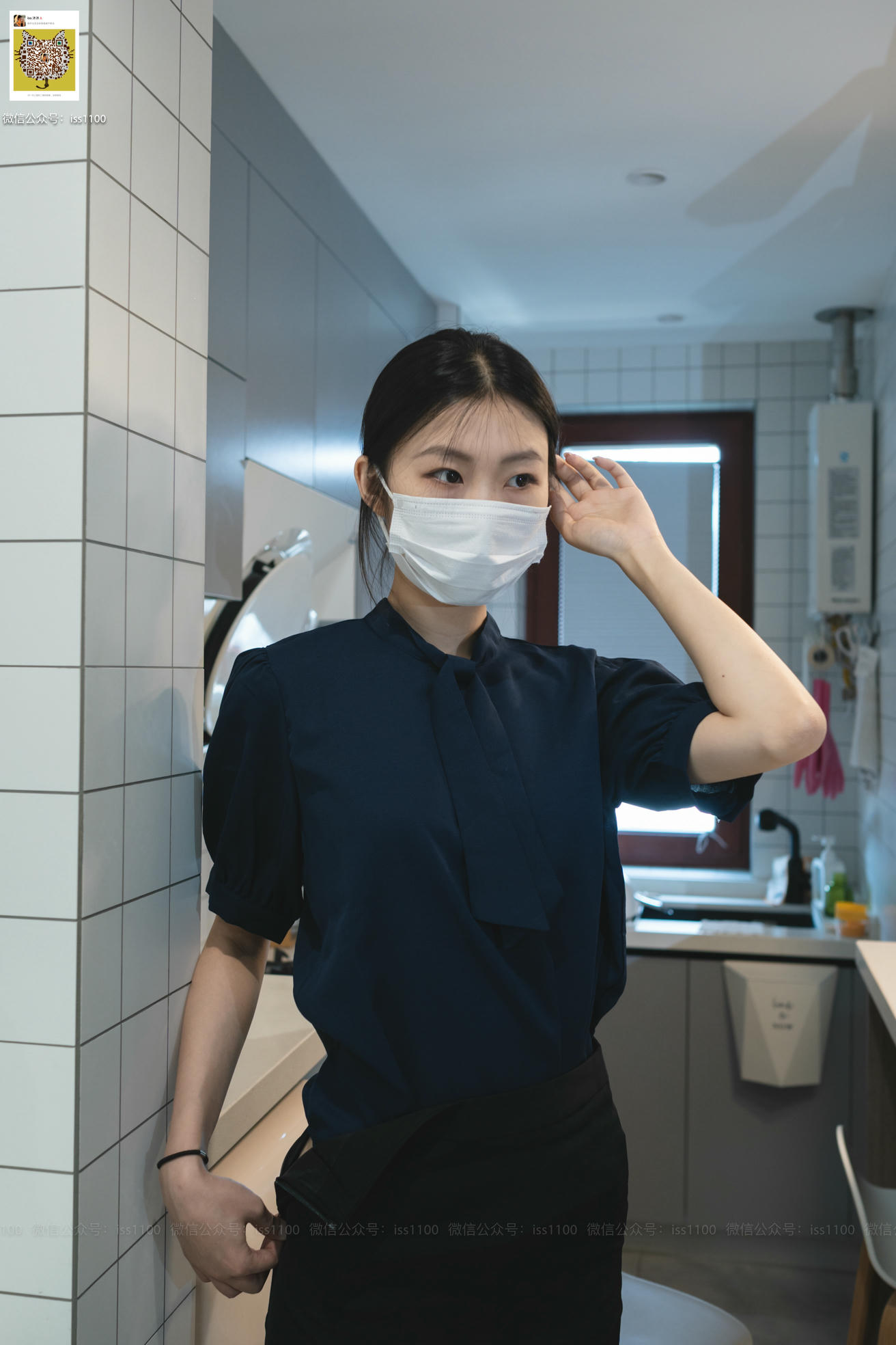 ISS系列 NO.017 美晗 蓝色衬衫 [101P+1V0.599G]_第3集