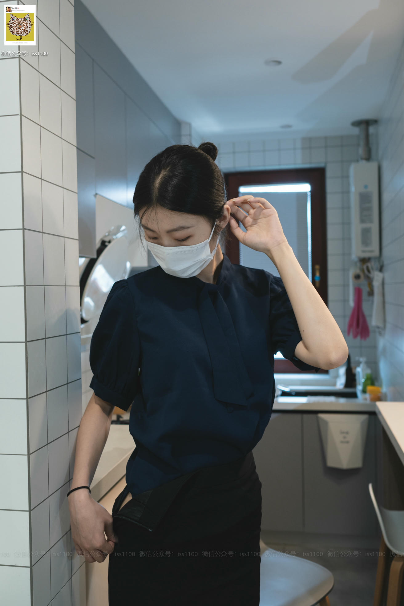 ISS系列 NO.017 美晗 蓝色衬衫 [101P+1V0.599G]_第3集